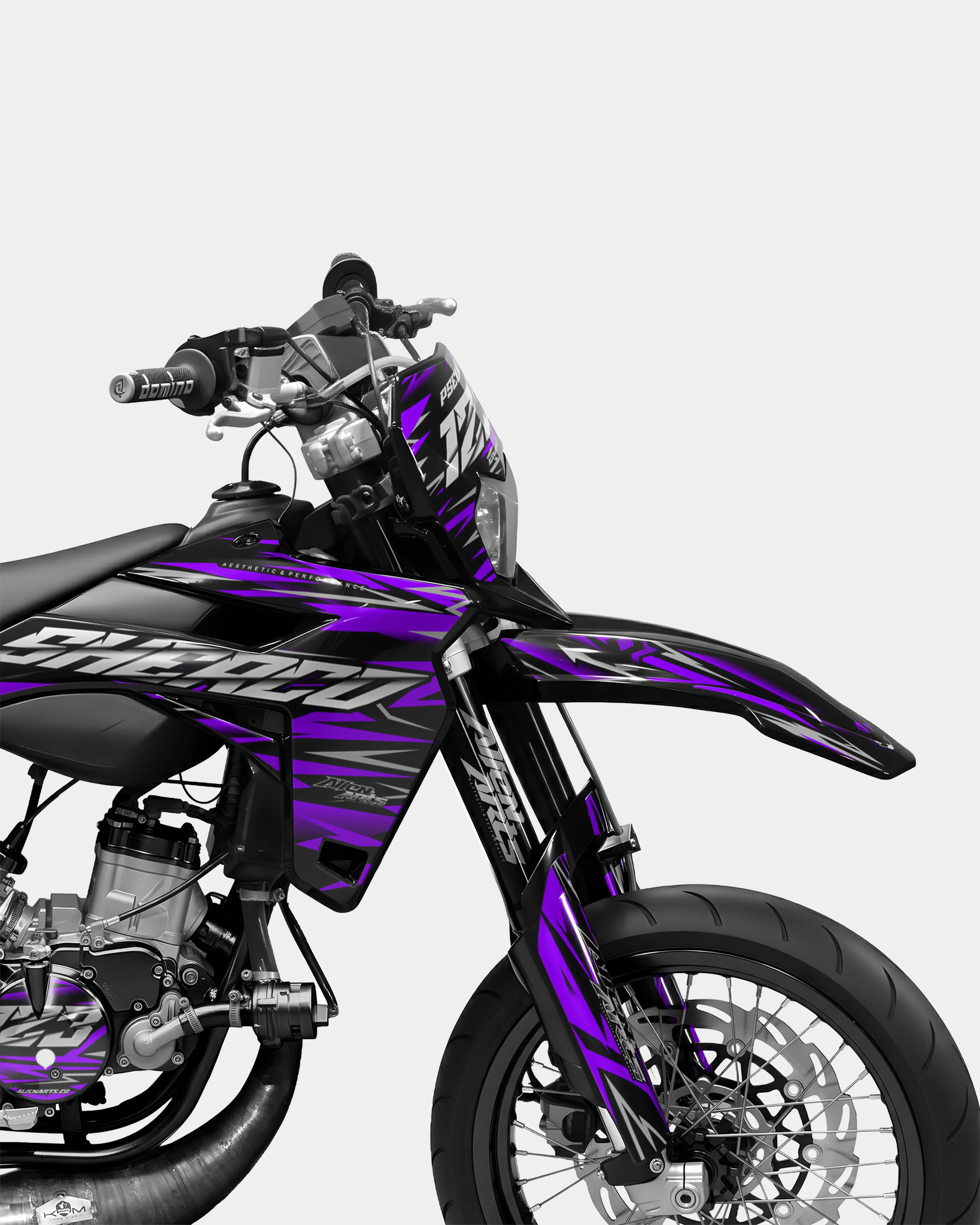 LUEUR- Kit deco SHERCO 50cc - Violet - Image 3