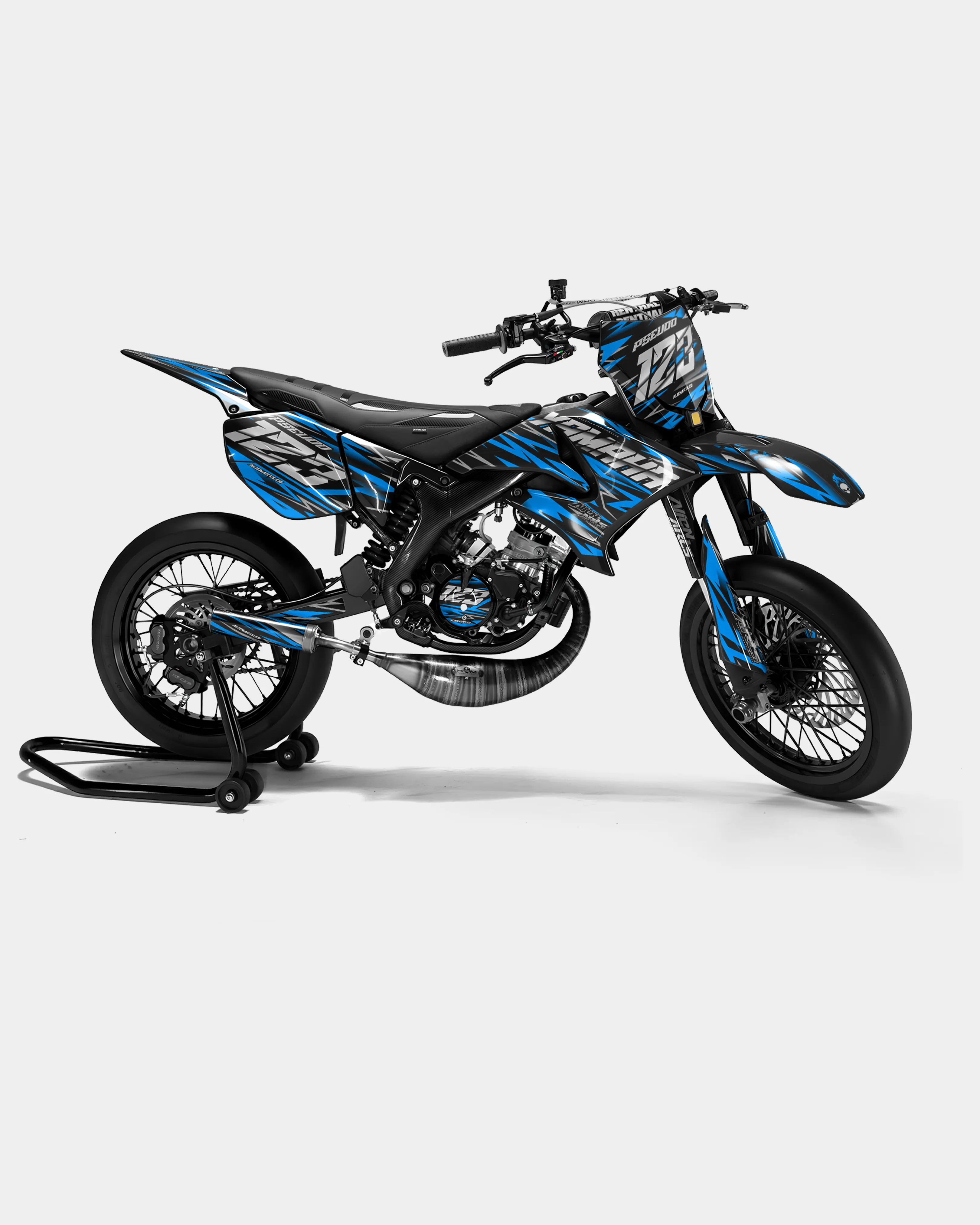 LUEUR - Kit deco YAMAHA DT 50cc - Bleu