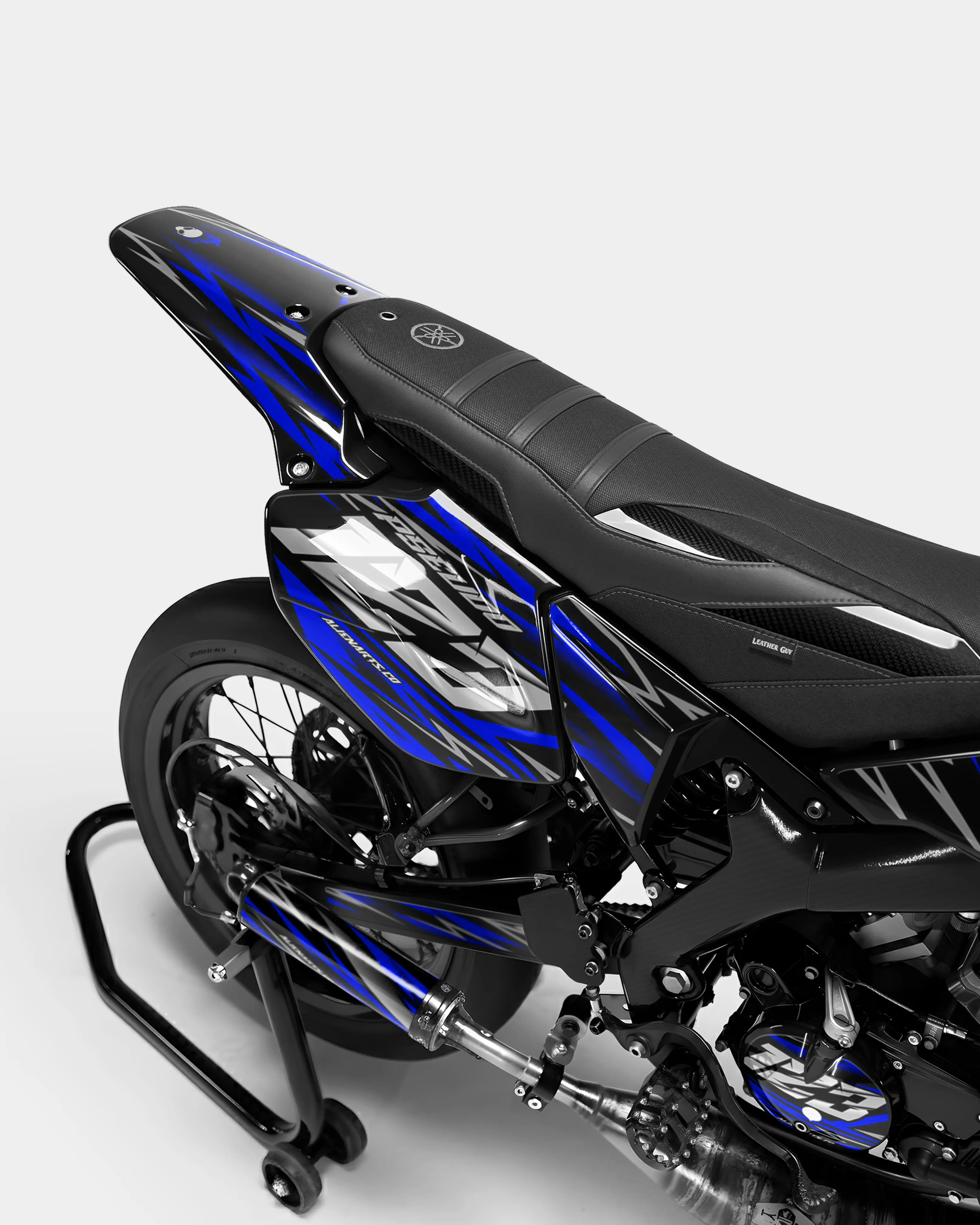 LUEUR - Kit deco YAMAHA DT 50cc - Bleu foncé - Image 3