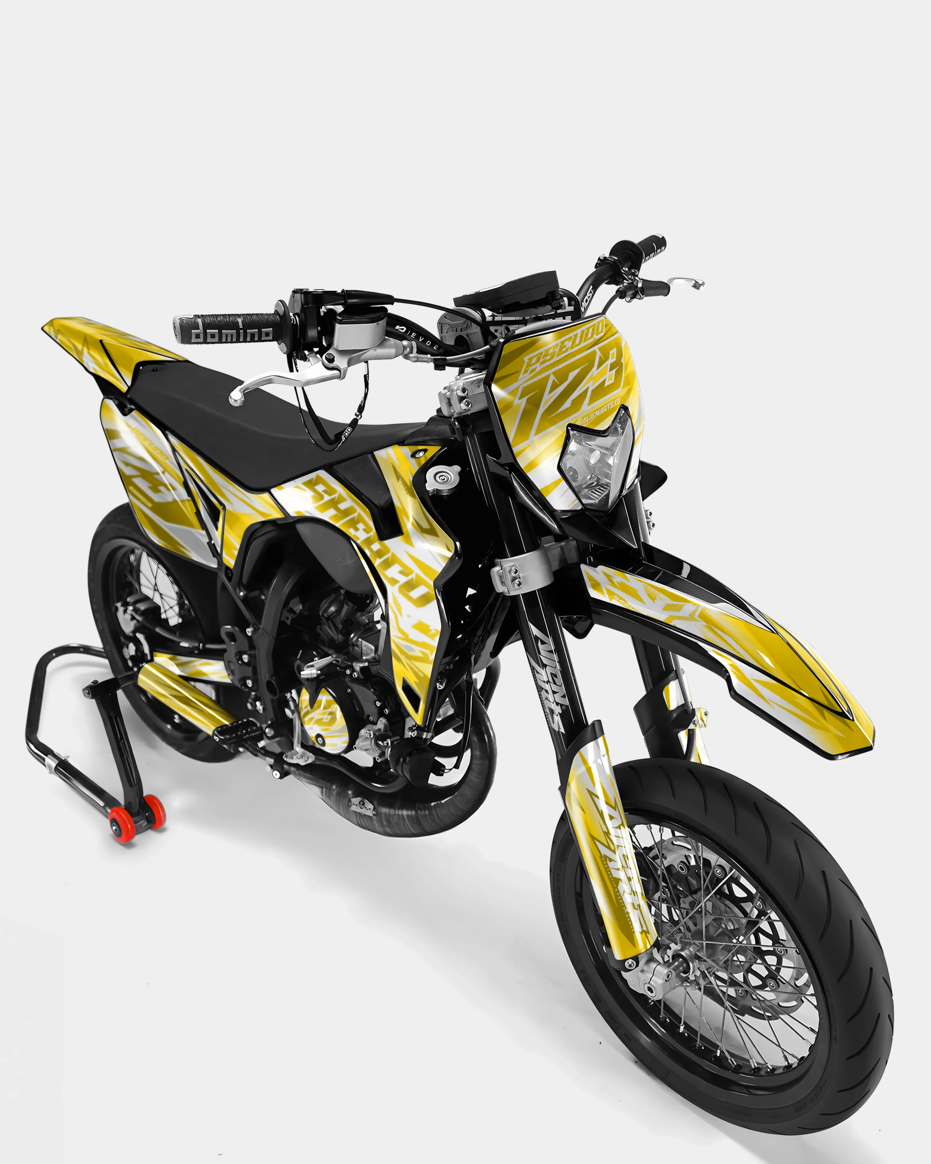 LUNIOR- Kit deco SHERCO 50cc - Jaune foncé - Image 2