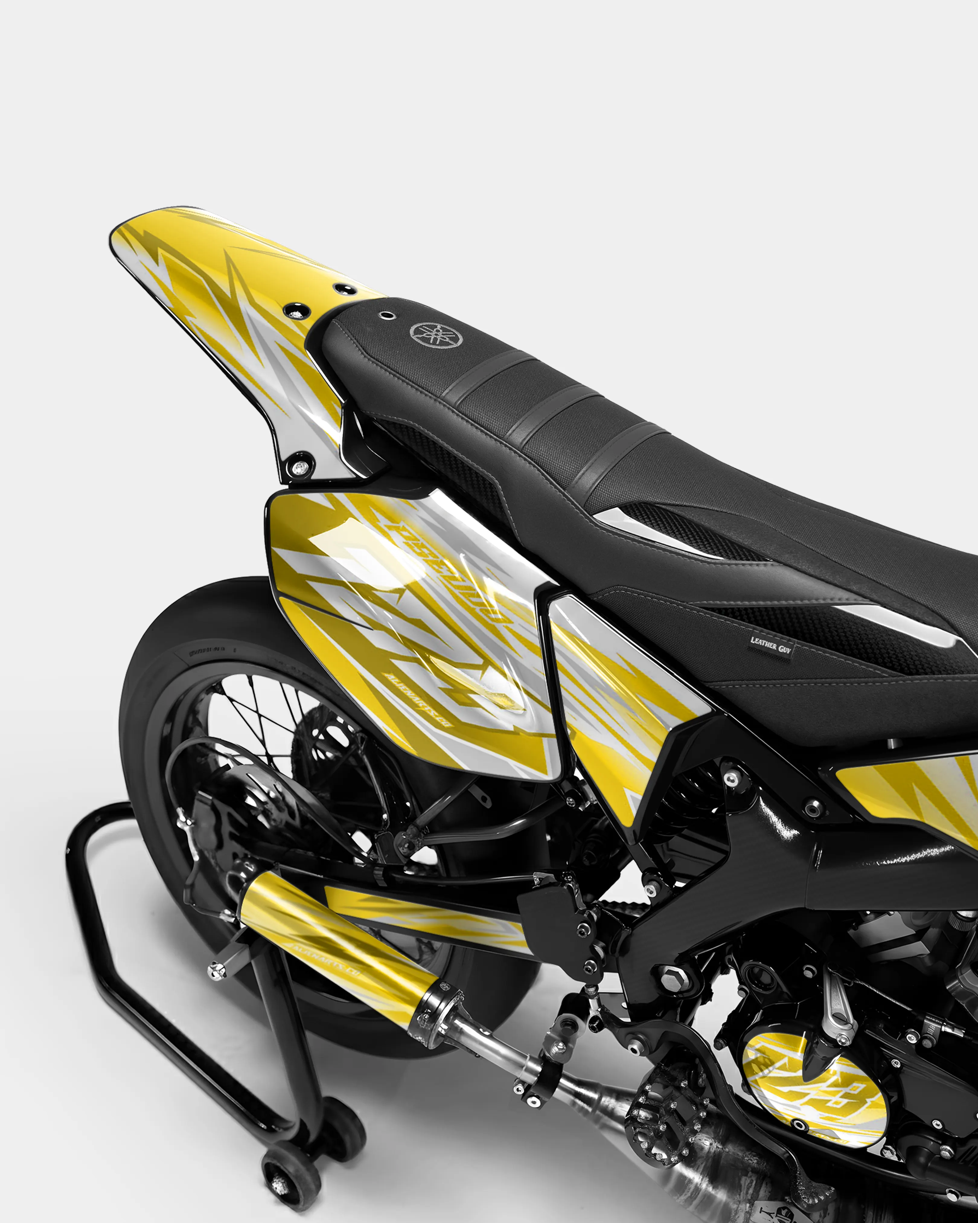 LUNIOR - Kit deco YAMAHA DT 50cc - Jaune foncé - Image 3