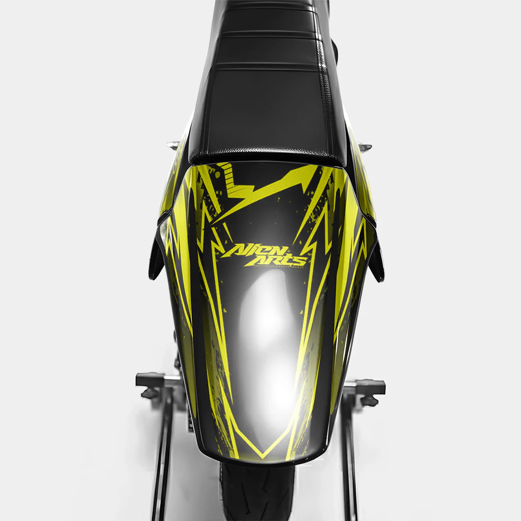 MIROIR - Kit deco DERBI 50cc - Jaune - Image 3