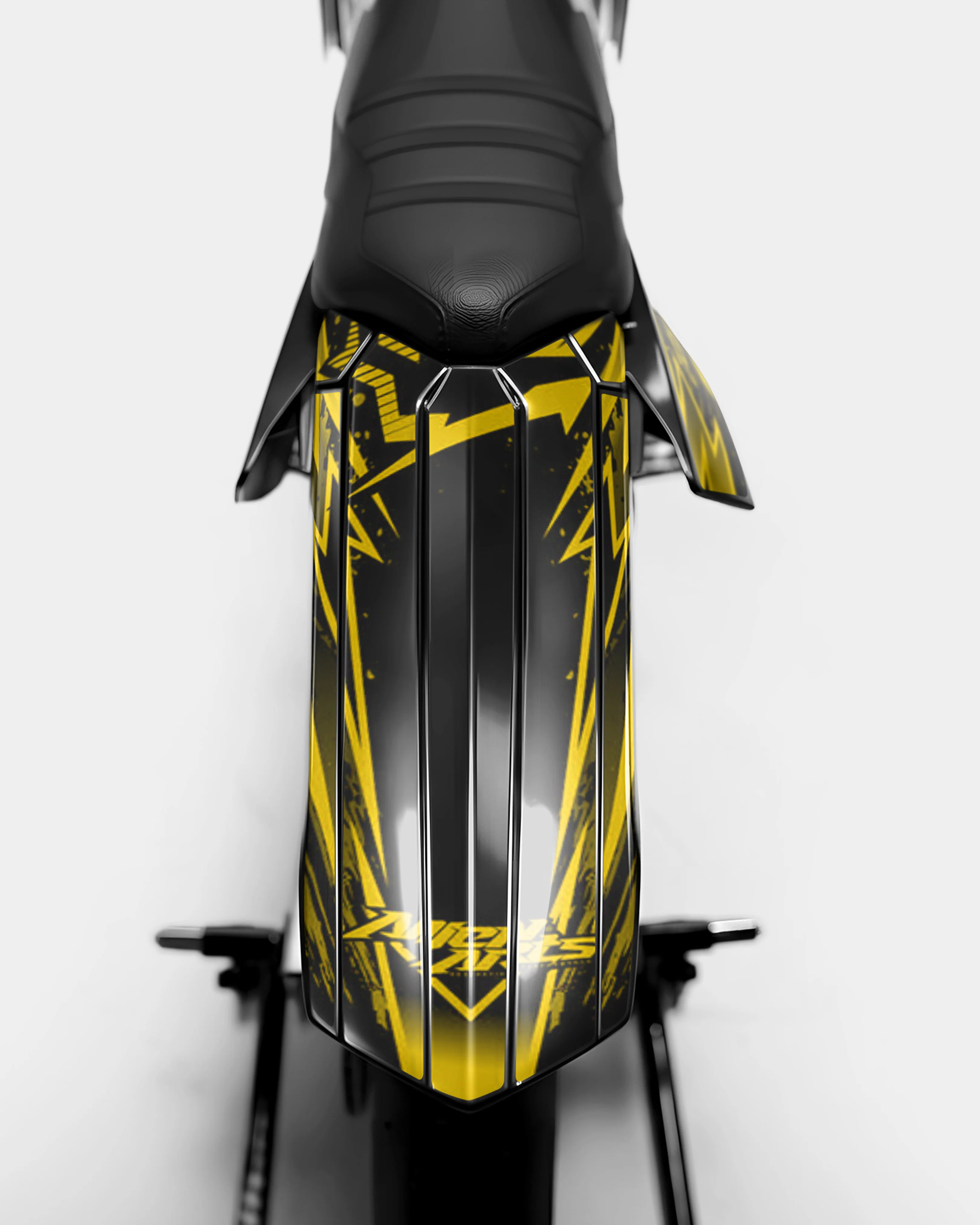 MIROIR - Kit deco RIEJU 50cc - Jaune Foncé - Image 3