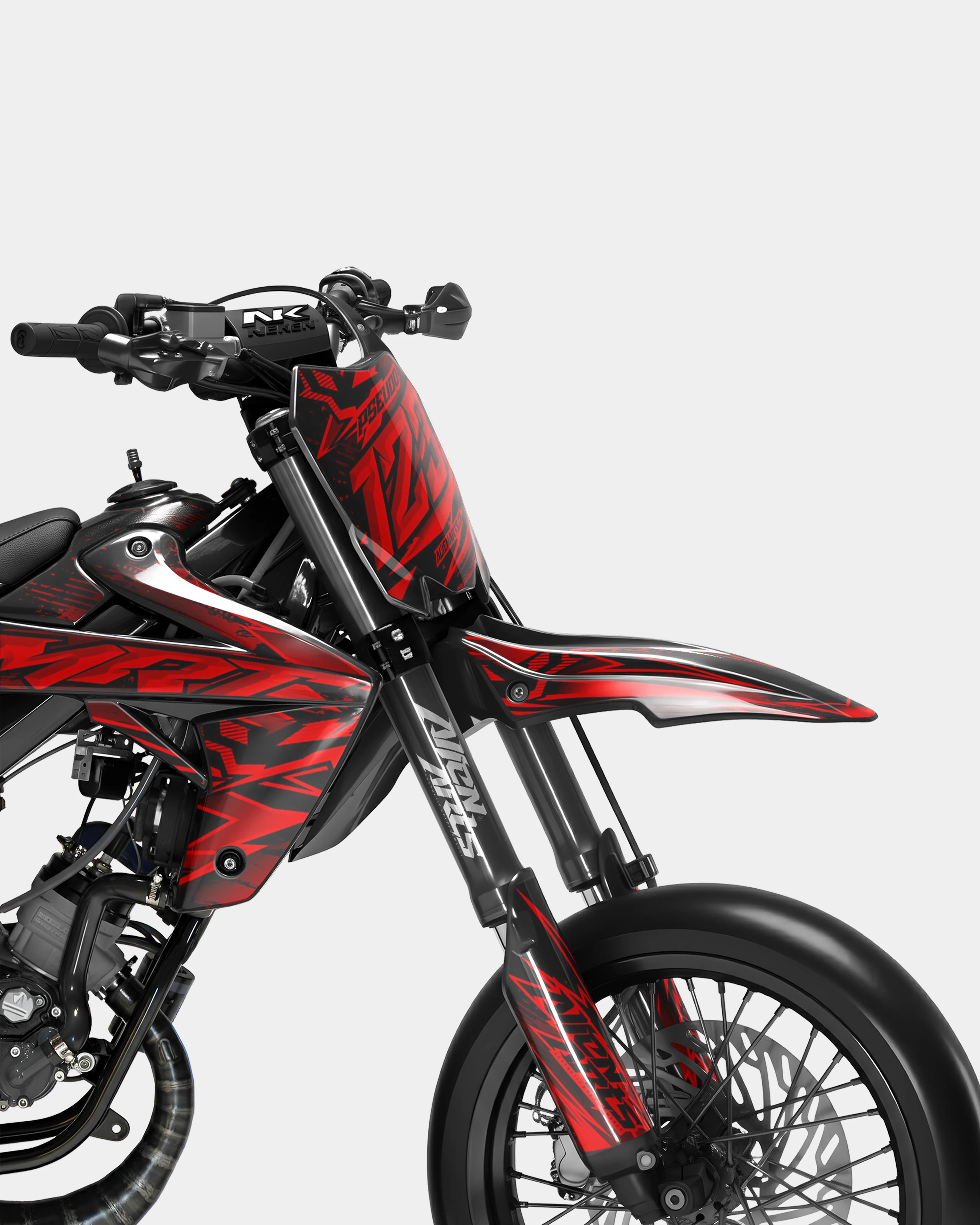 MIROIR - Kit deco RIEJU 50cc - Rouge - Image 2