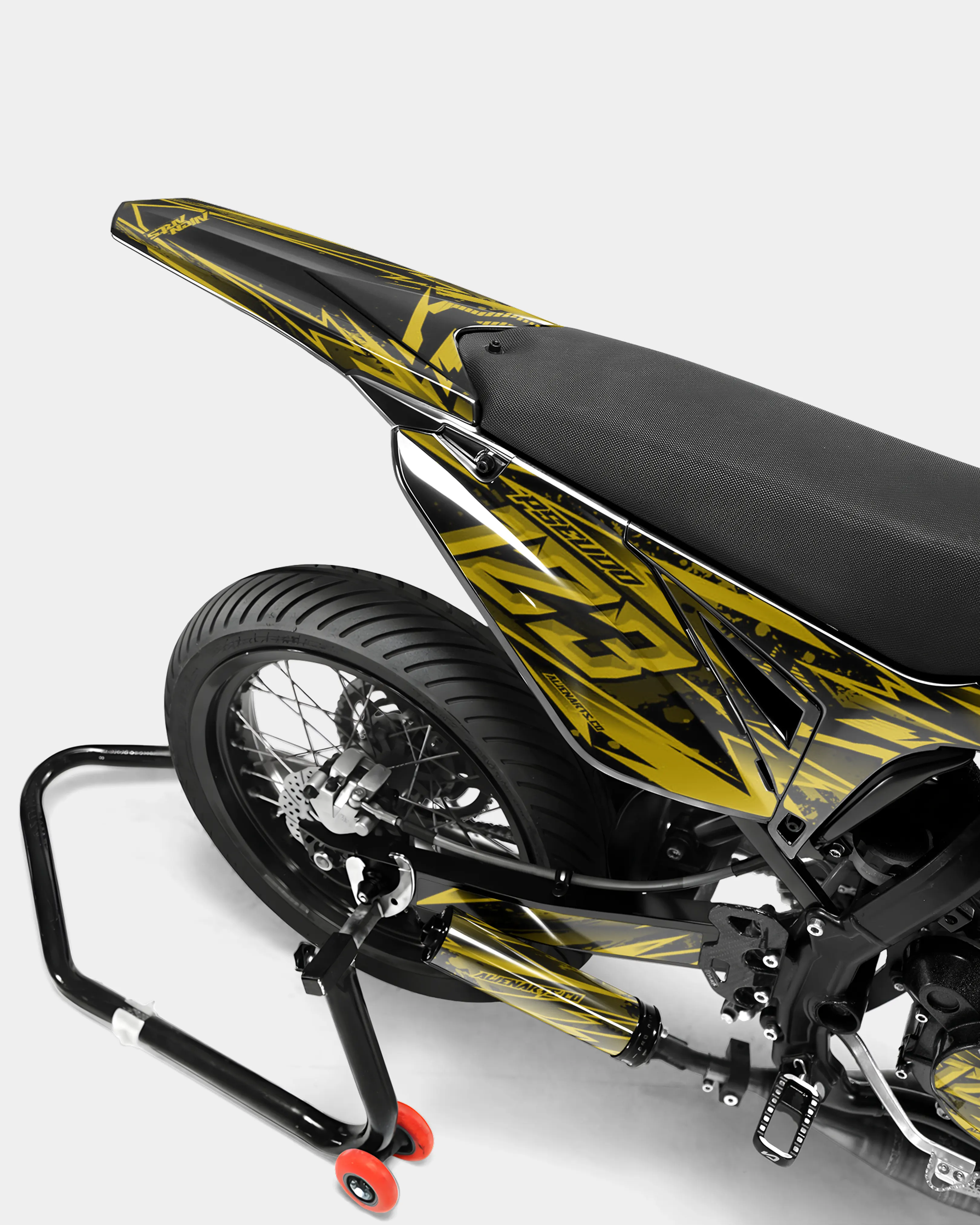MIROIR- Kit deco SHERCO 50cc - Jaune foncé - Image 4