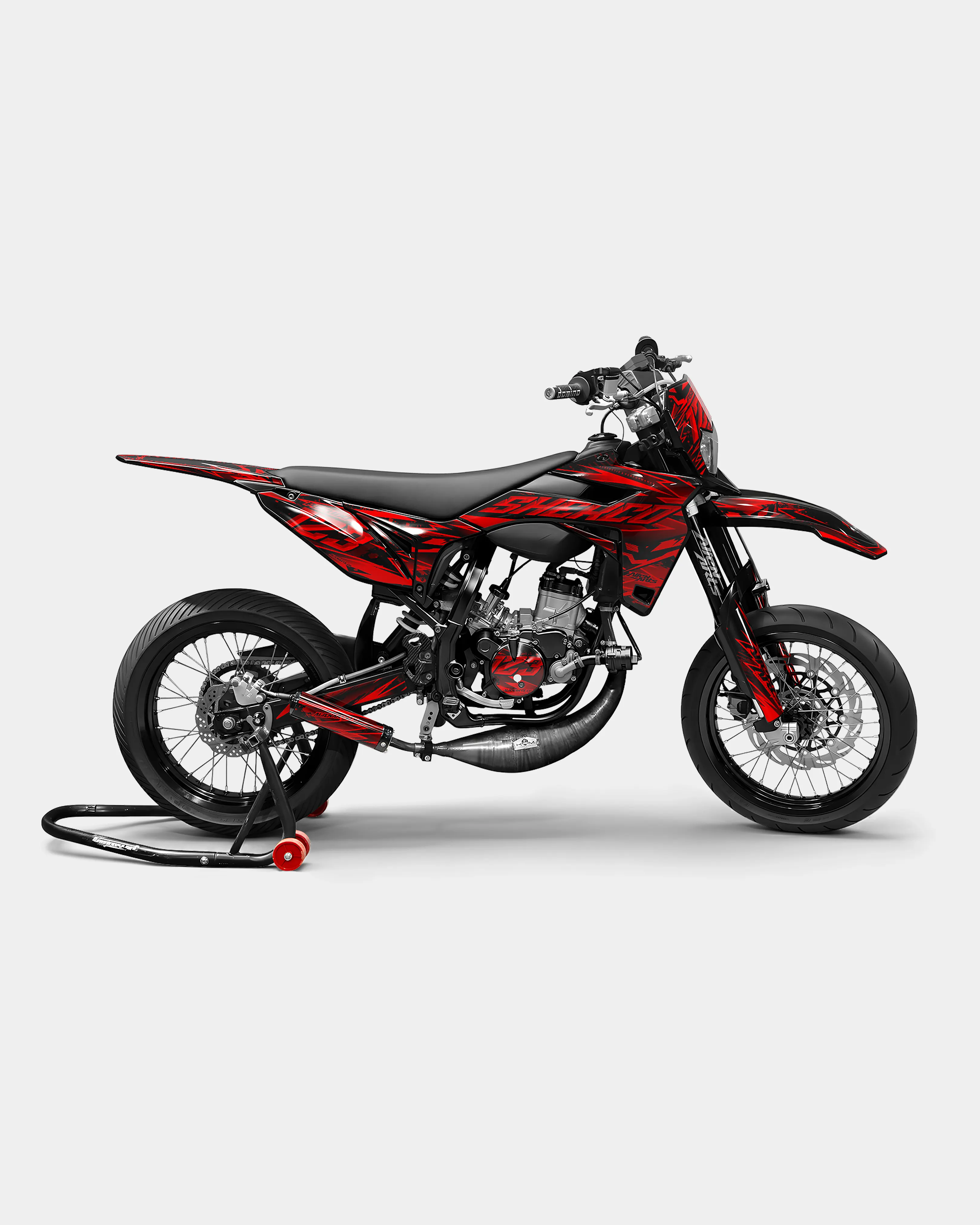 MIROIR- Kit deco SHERCO 50cc - Rouge