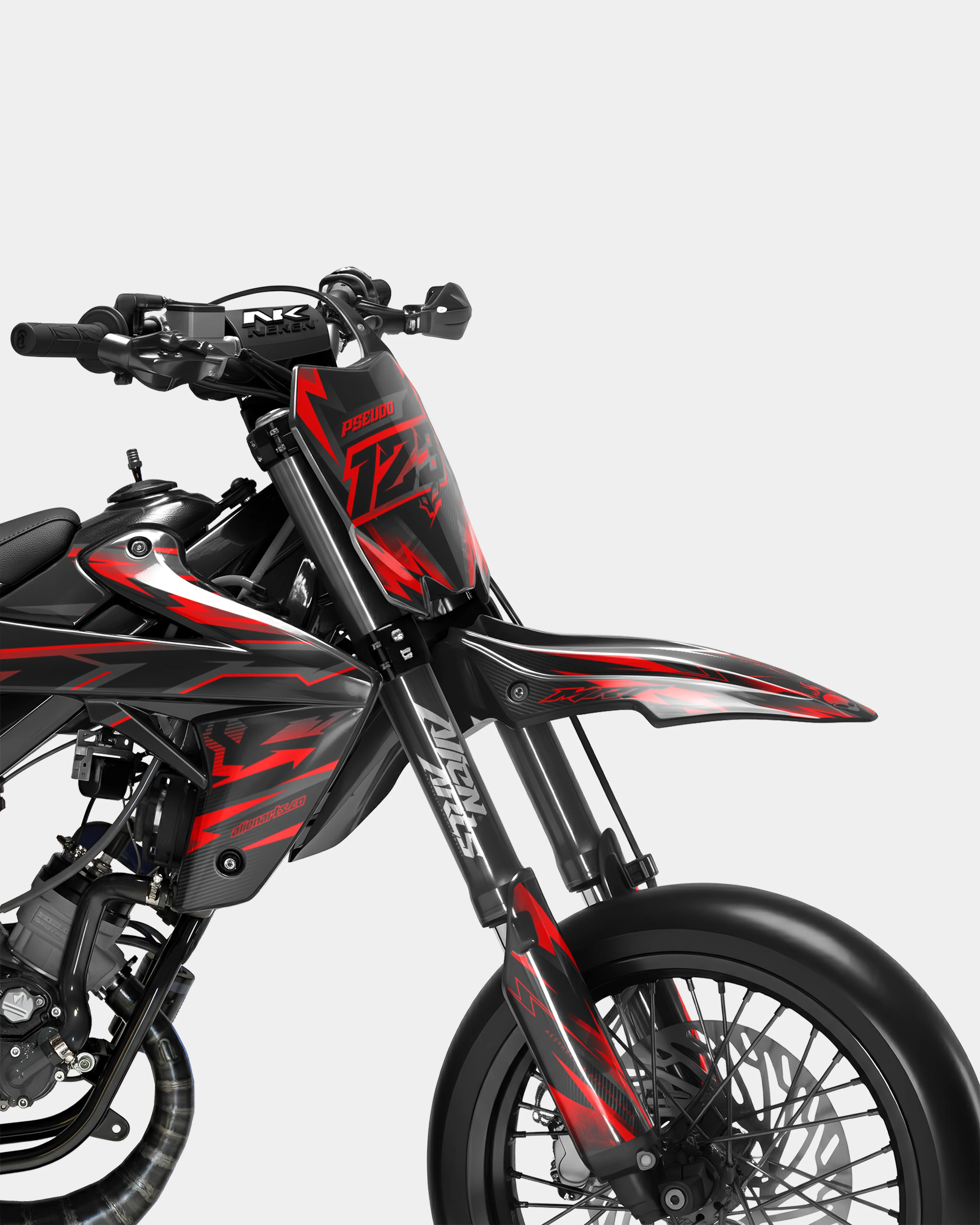 MISTRAL - Kit deco RIEJU 50cc - Rouge - Image 2