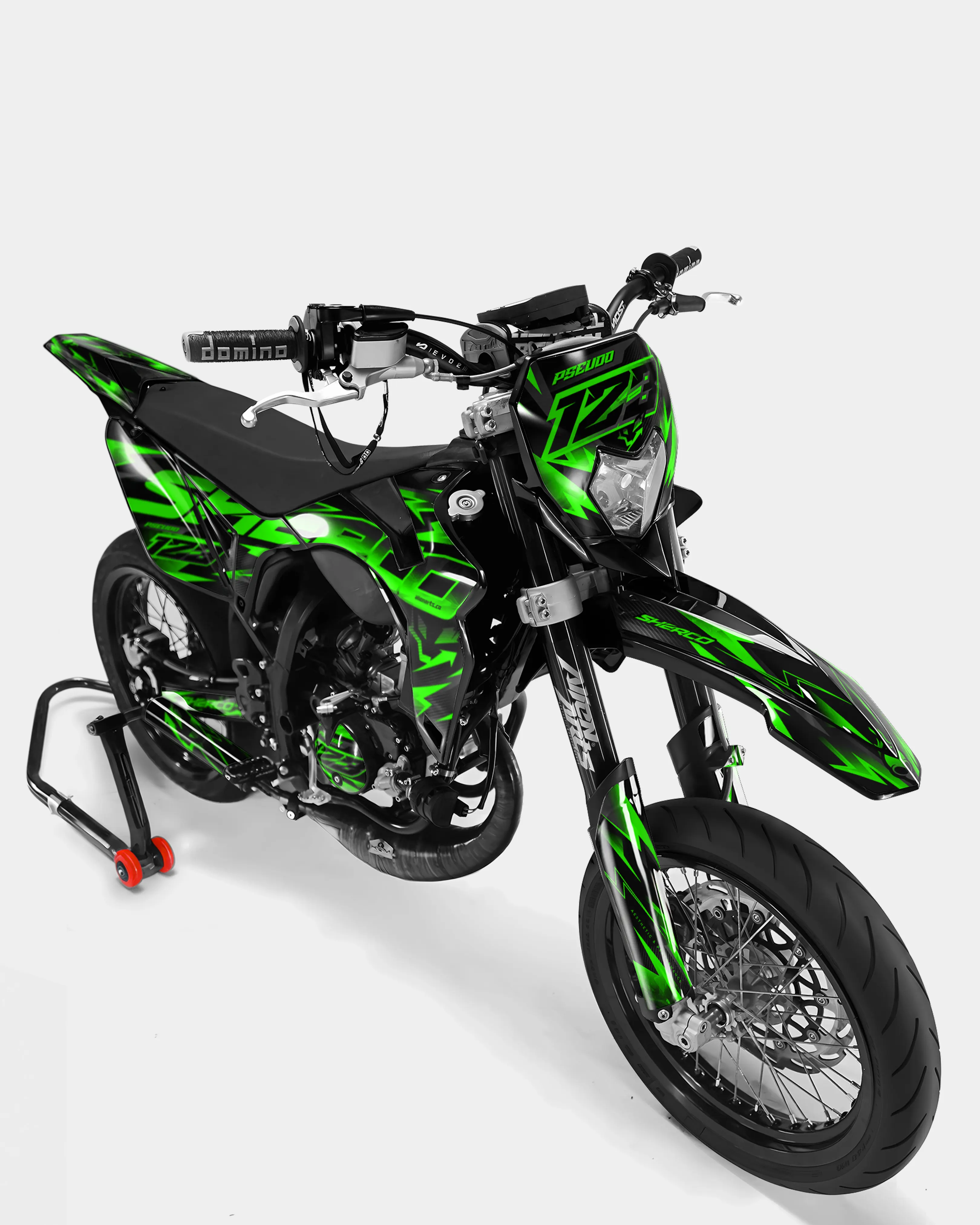 MISTRAL- Kit deco SHERCO 50cc - Vert - Image 2