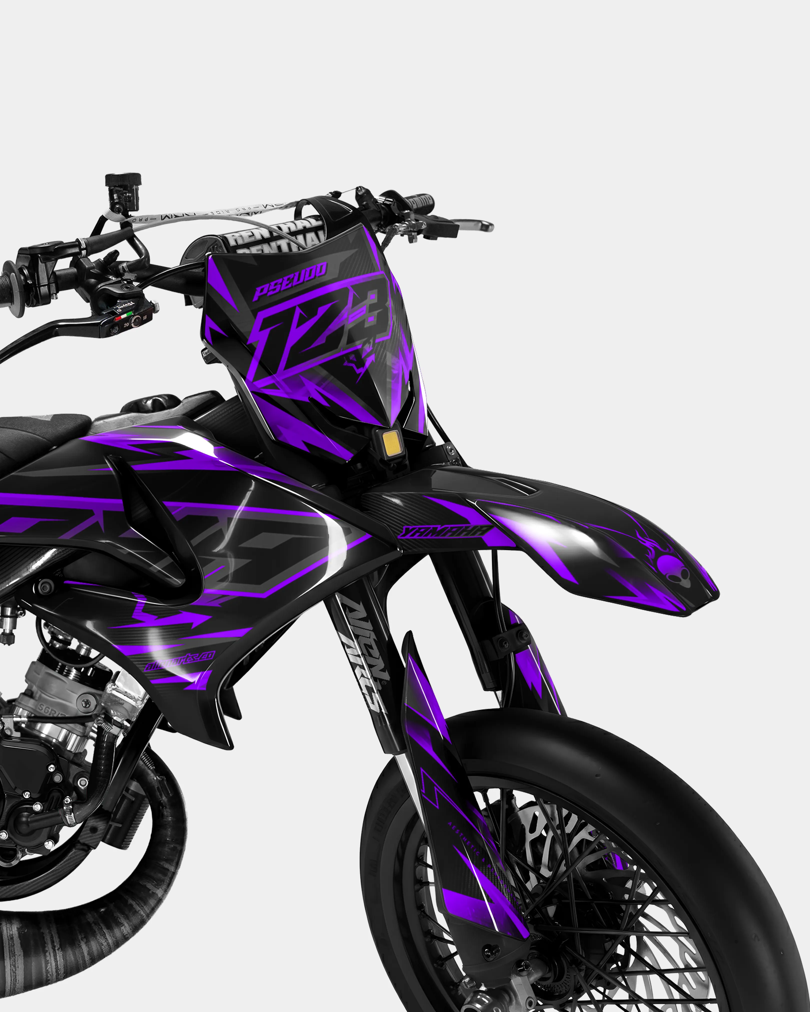 MISTRAL - Kit deco YAMAHA DT 50cc - Violet - Image 2