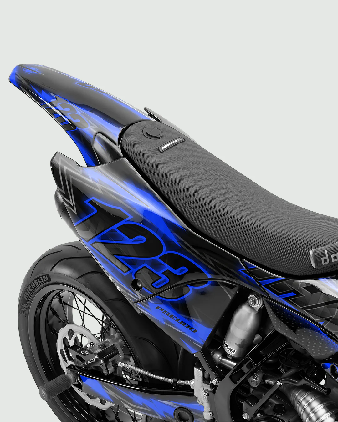 NEONX - Kit Déco Supermotard Semi-Personnalisable - Bleu - Image 3