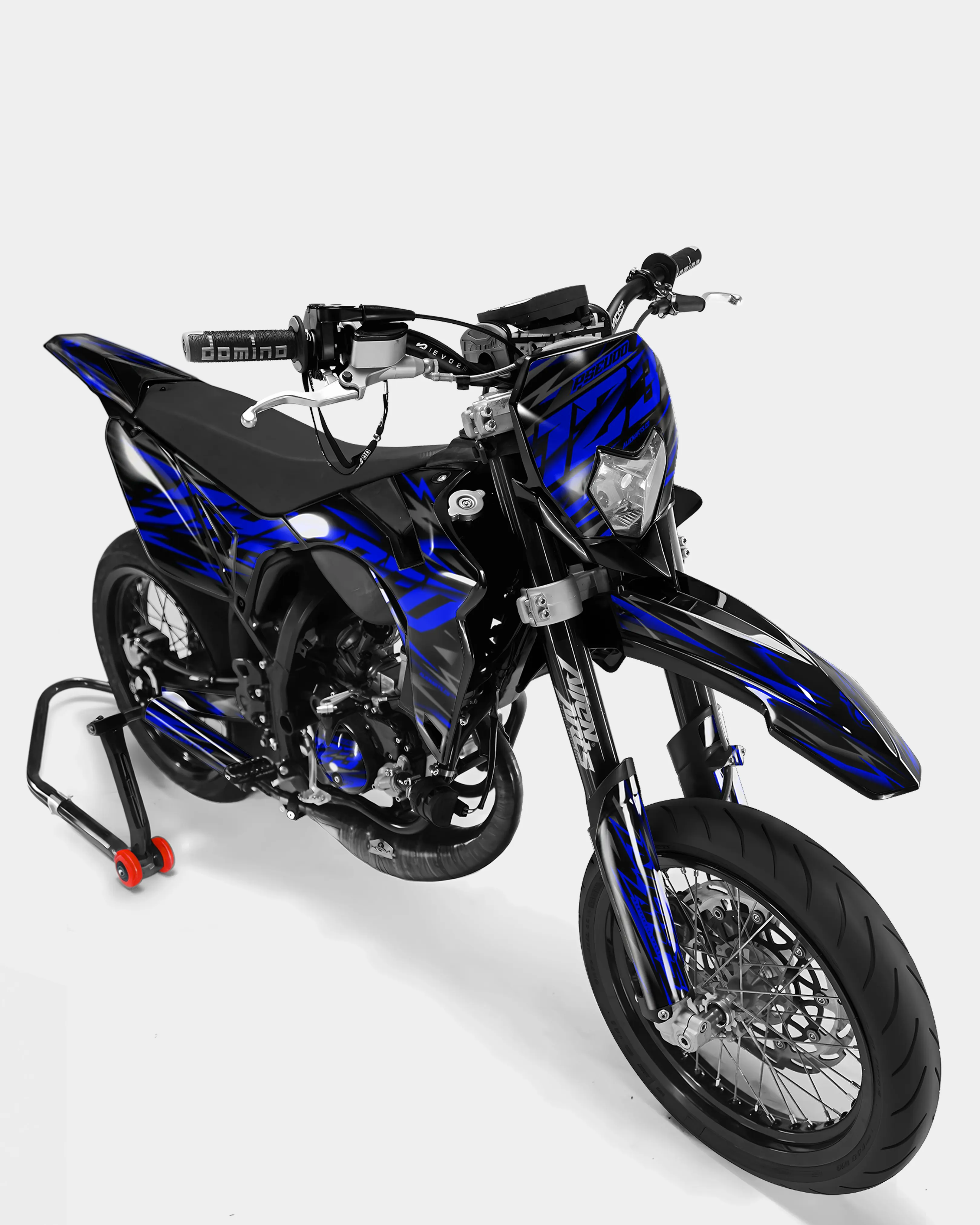 NOVUM- Kit deco SHERCO 50cc - Bleu foncé - Image 2