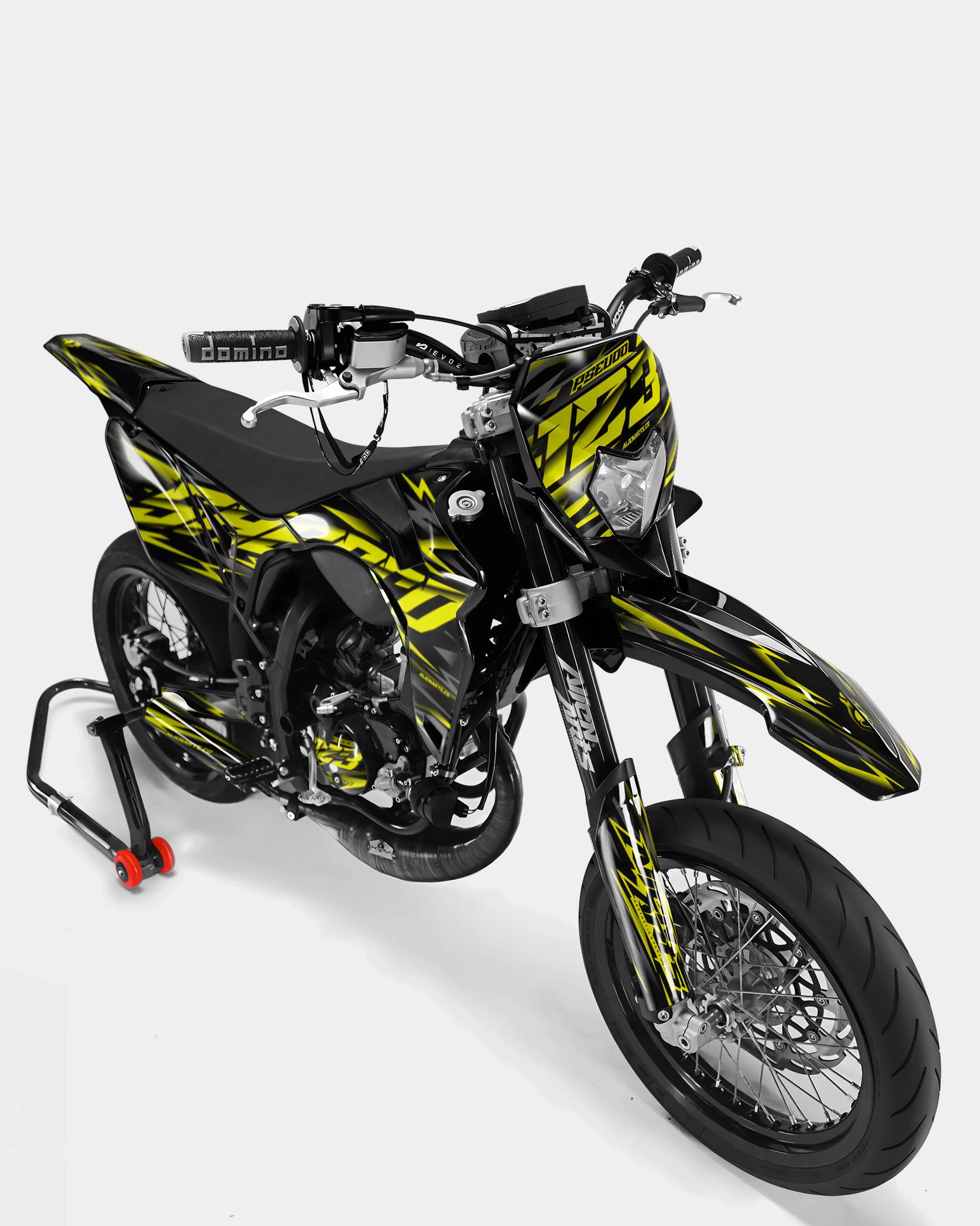 NOVUM- Kit deco SHERCO 50cc - Jaune - Image 2