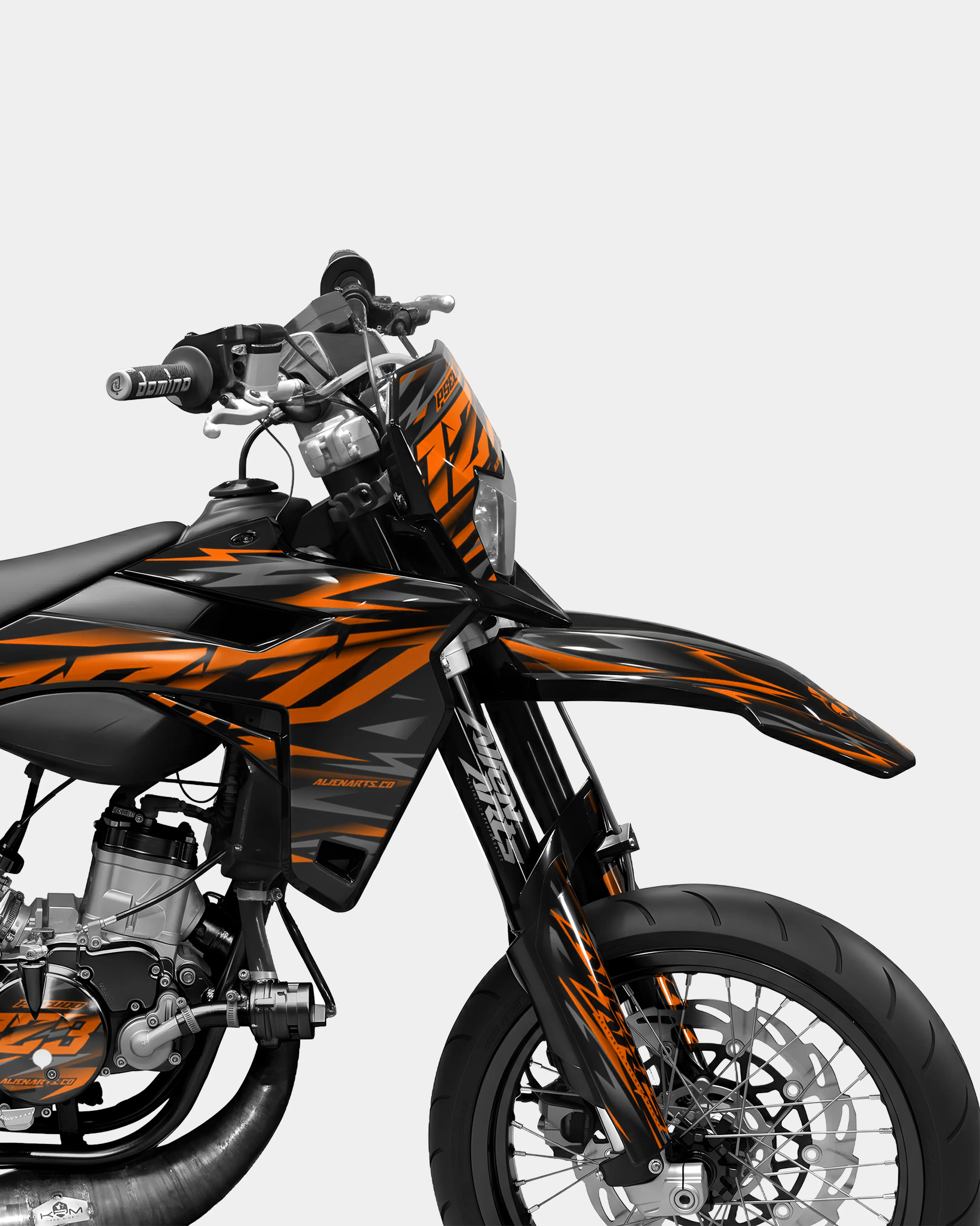 NOVUM- Kit deco SHERCO 50cc - Orange - Image 3