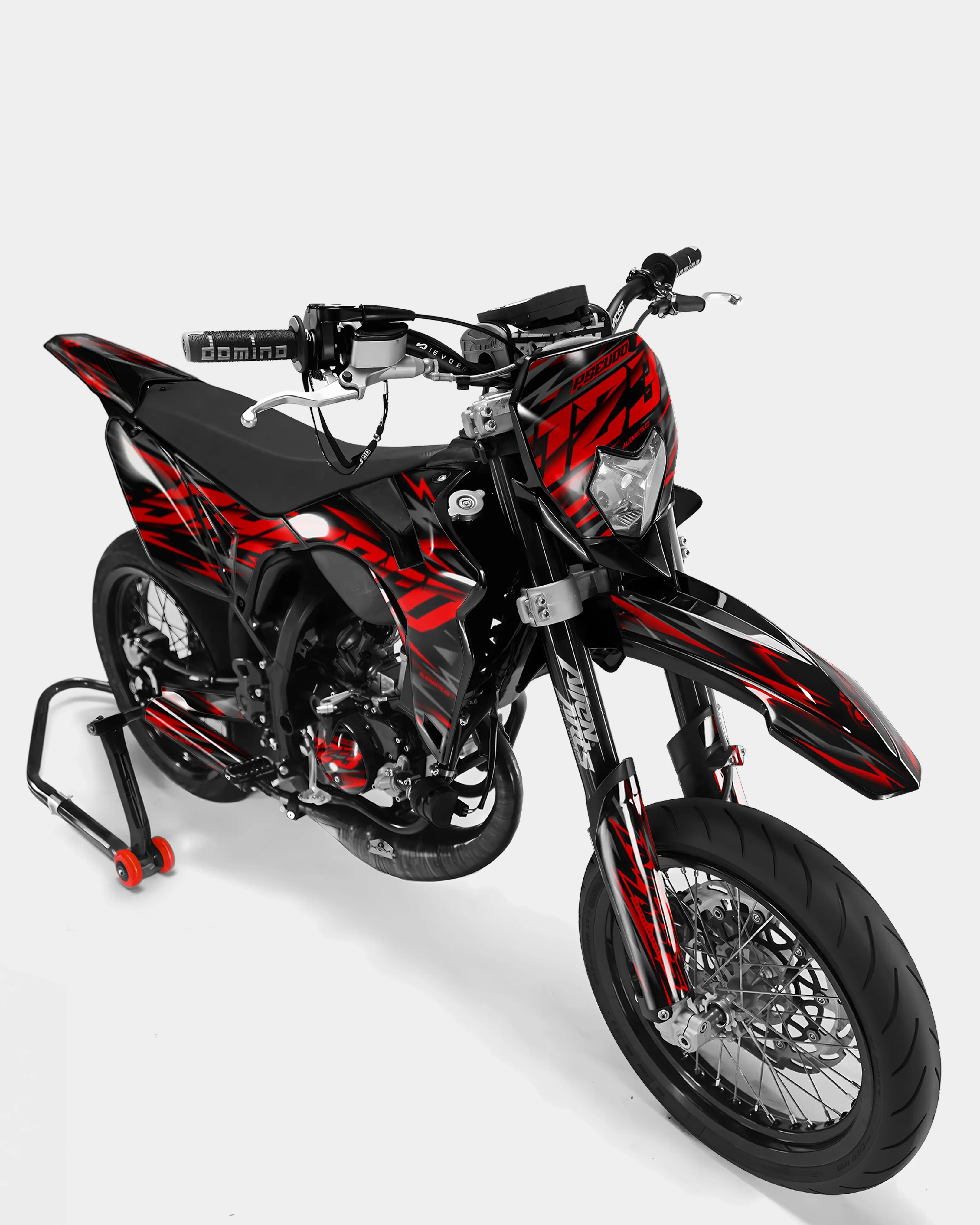 NOVUM- Kit deco SHERCO 50cc - Rouge - Image 2