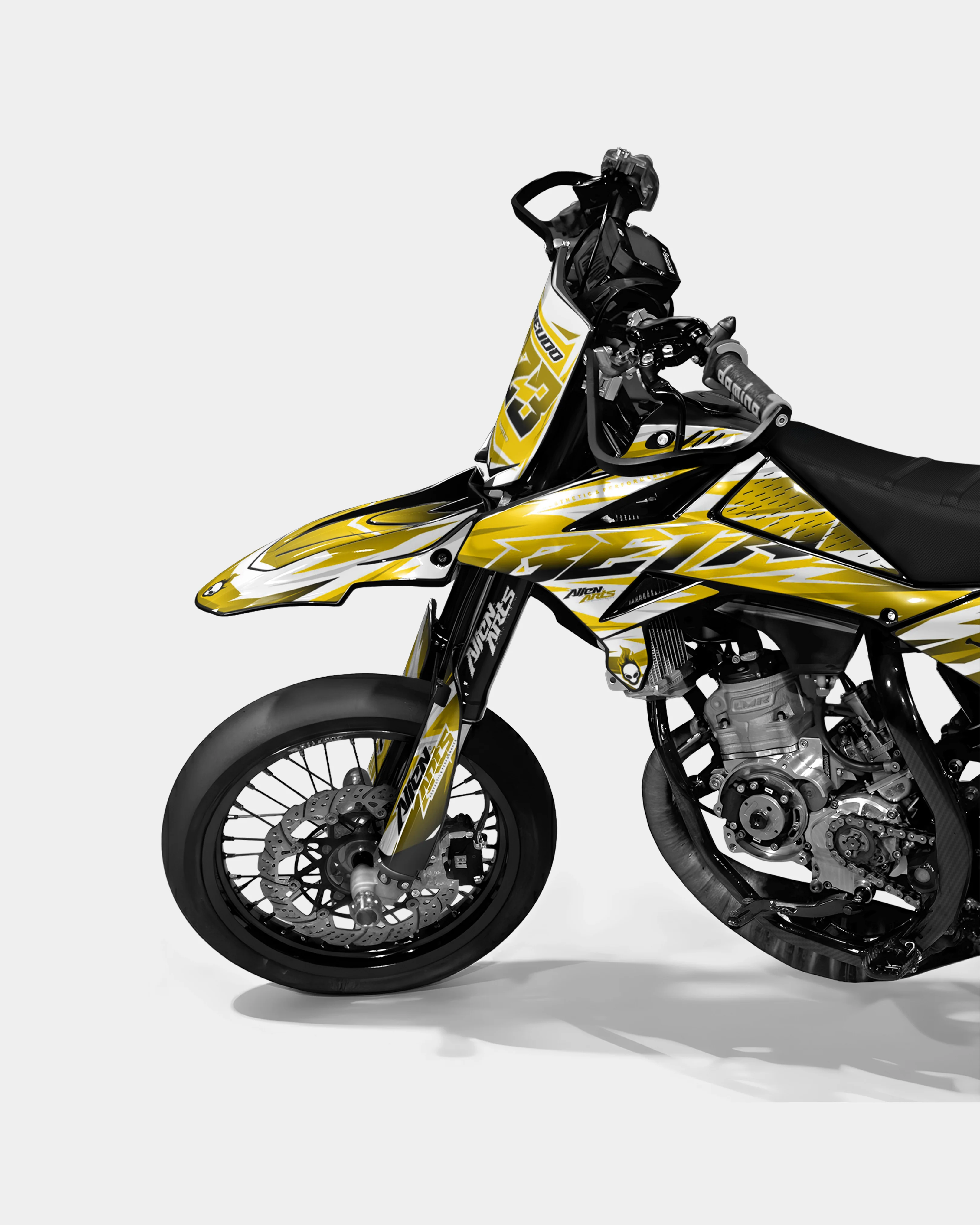 ONYX - Kit deco BETA 50cc - Jaune Foncé - Image 2