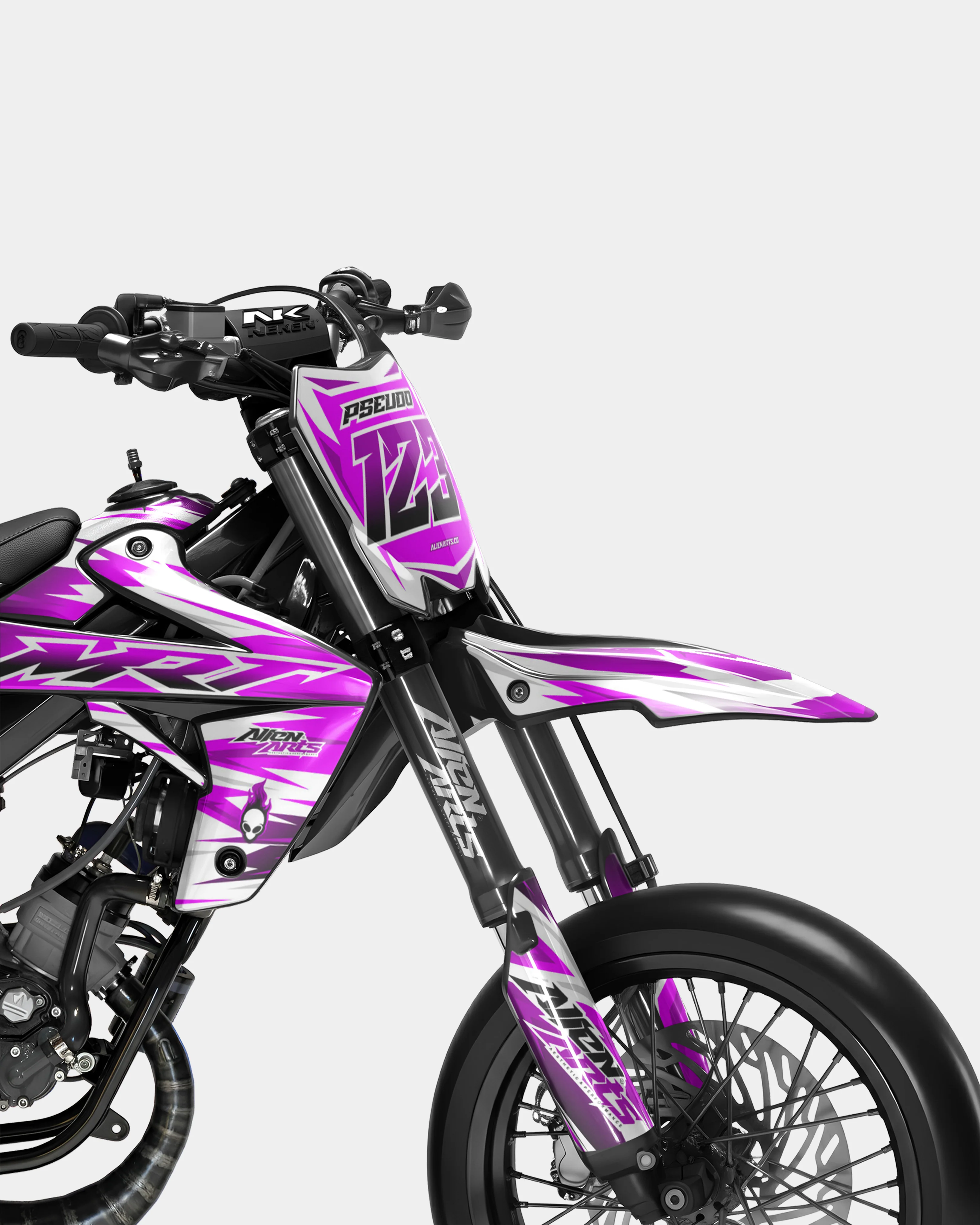 ONYX - Kit deco RIEJU 50cc - Rose - Image 2