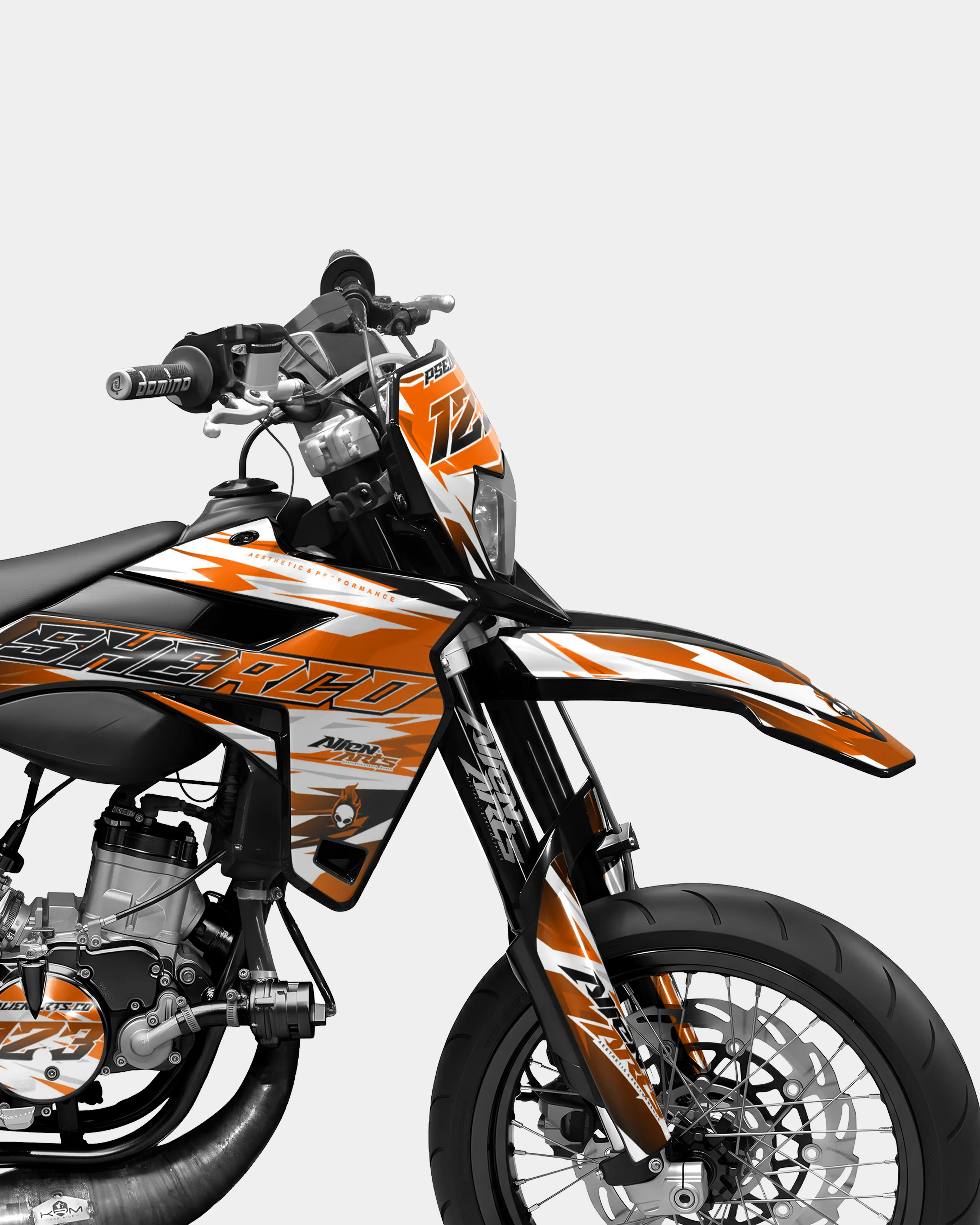 ONYX - Kit deco SHERCO 50cc - Orange - Image 3