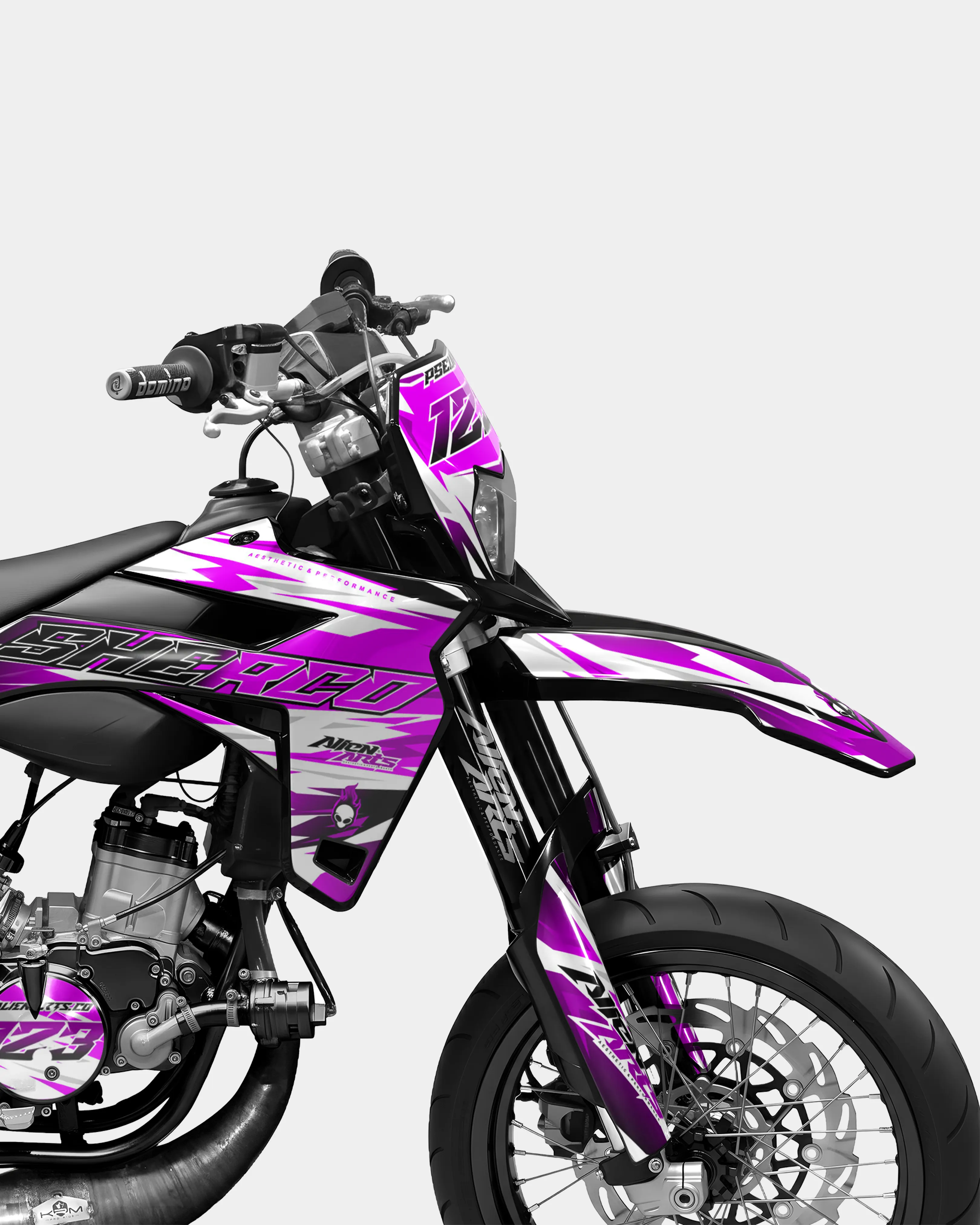 ONYX - Kit deco SHERCO 50cc - Rose - Image 3