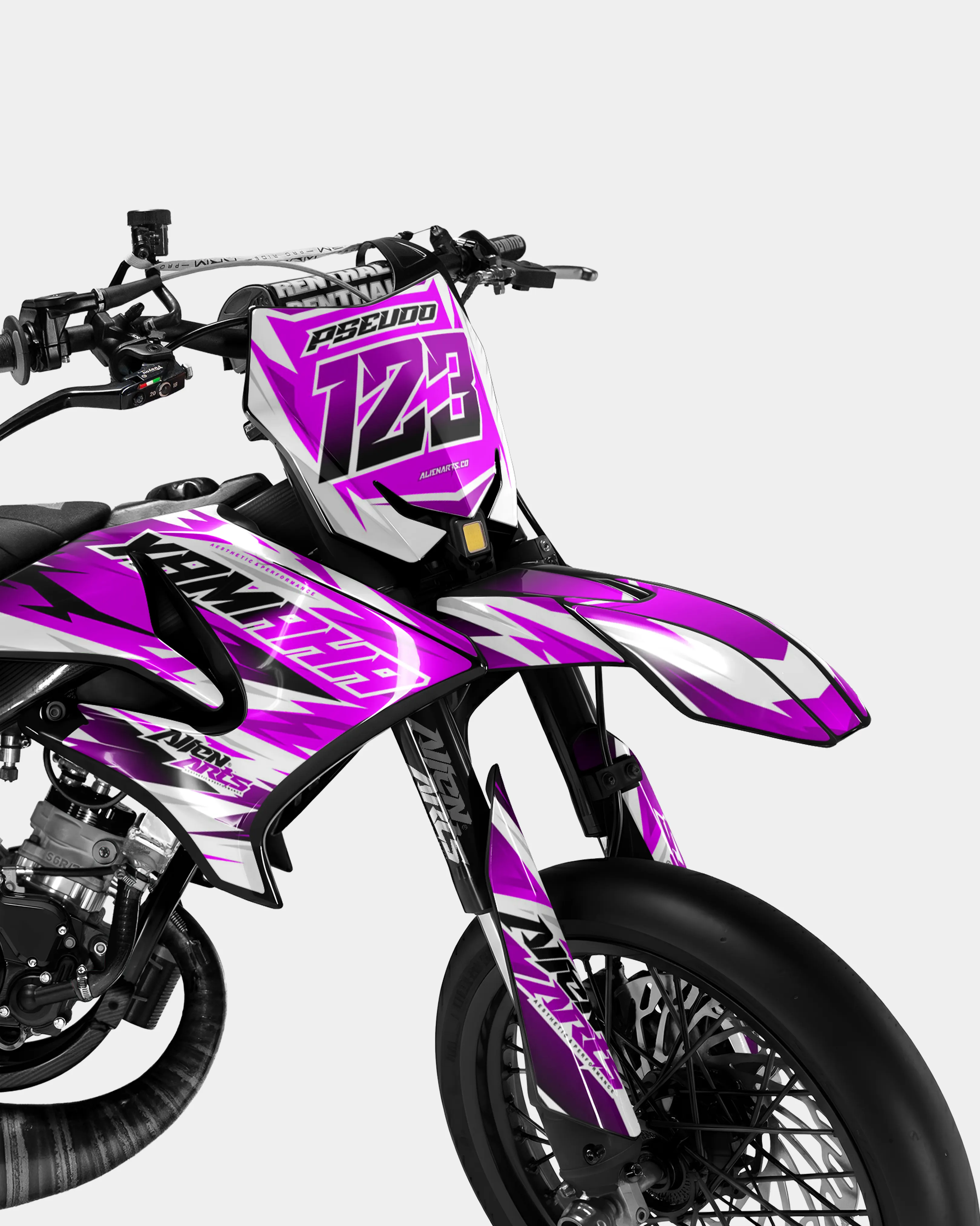 ONYX - Kit deco YAMAHA DT 50cc - Rose - Image 2