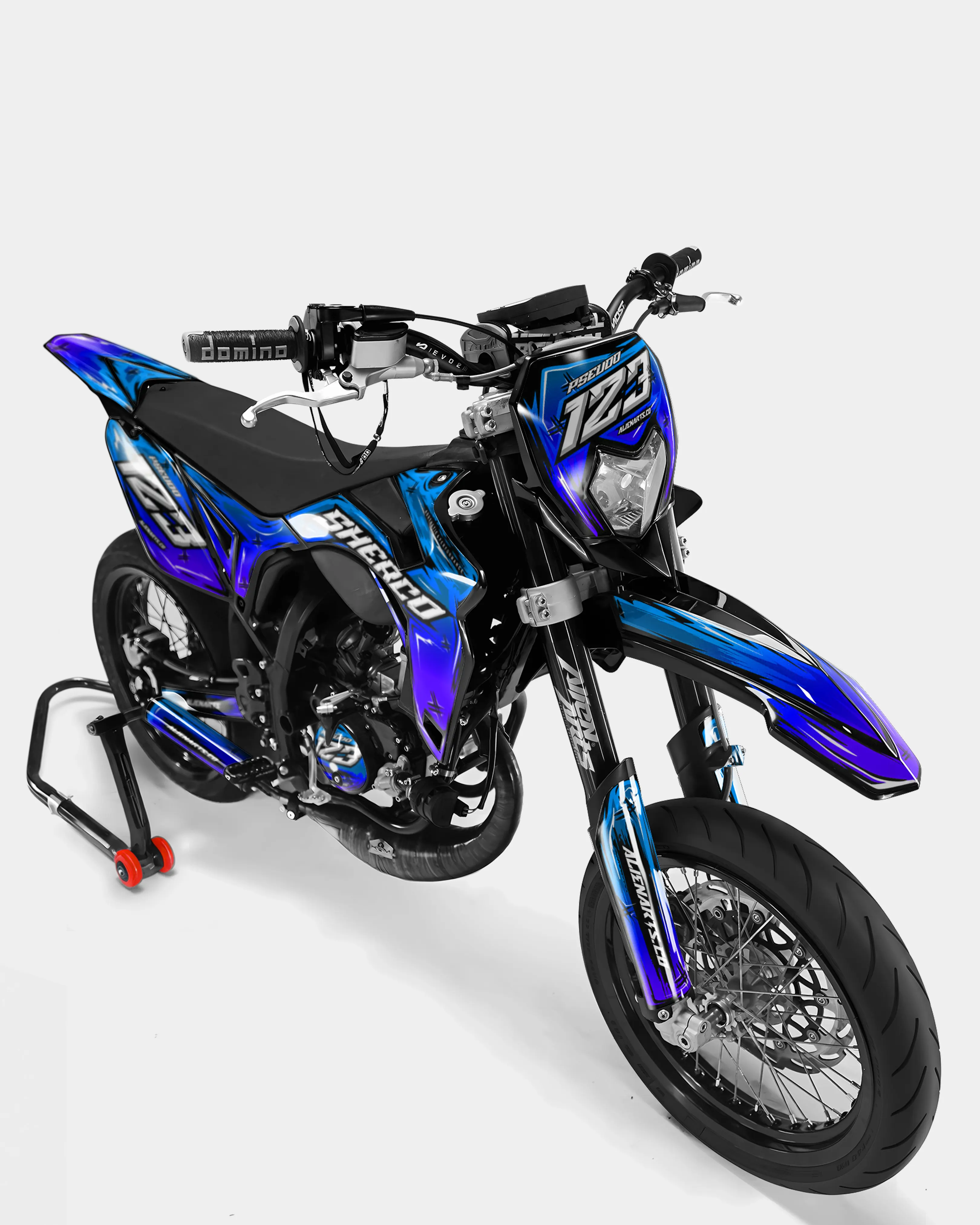 PAVO - Kit deco SHERCO 50cc - Bleu - Image 2