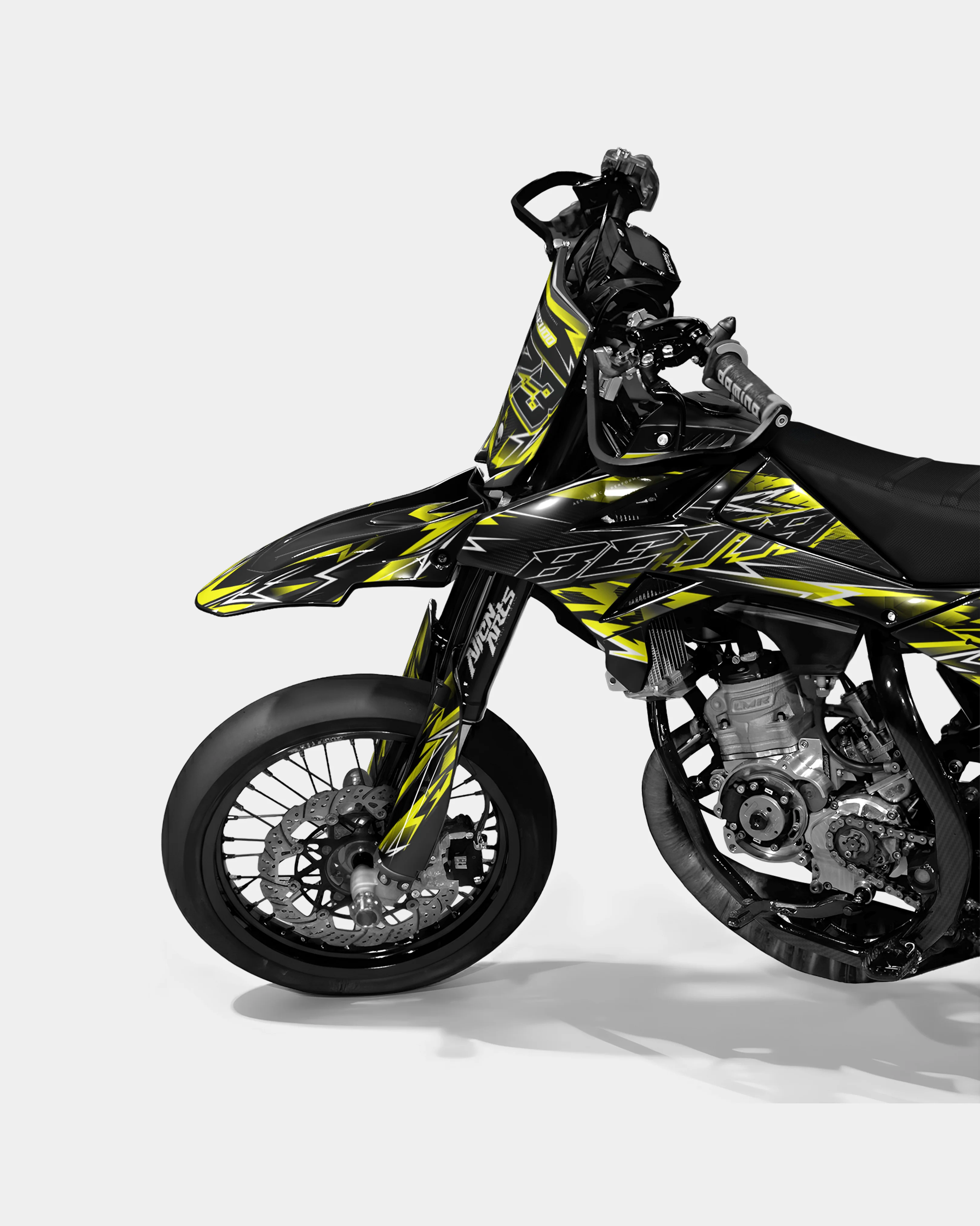 PIQUE - Kit deco BETA 50cc - Jaune - Image 2