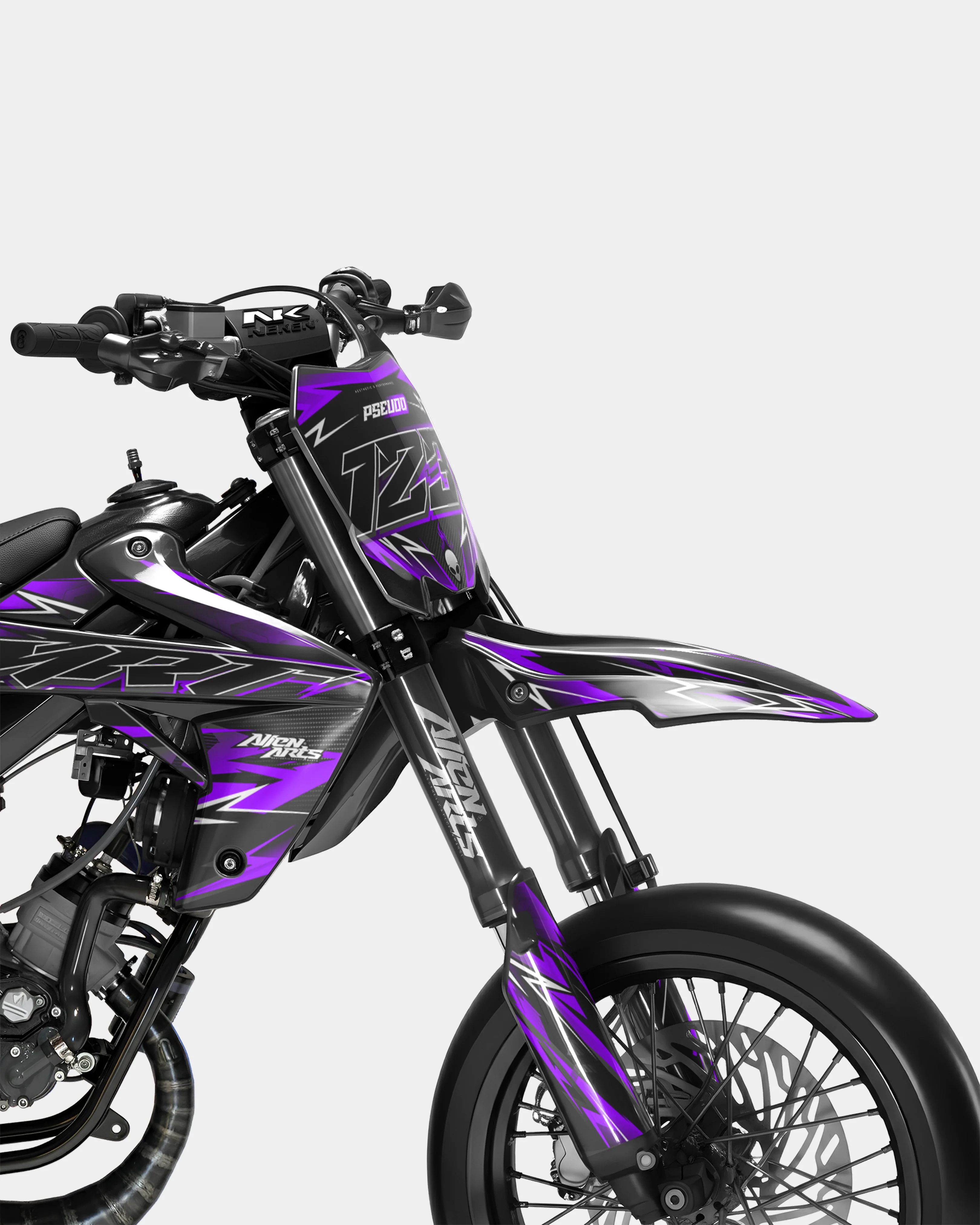 PIQUE - Kit deco RIEJU 50cc - Violet - Image 2