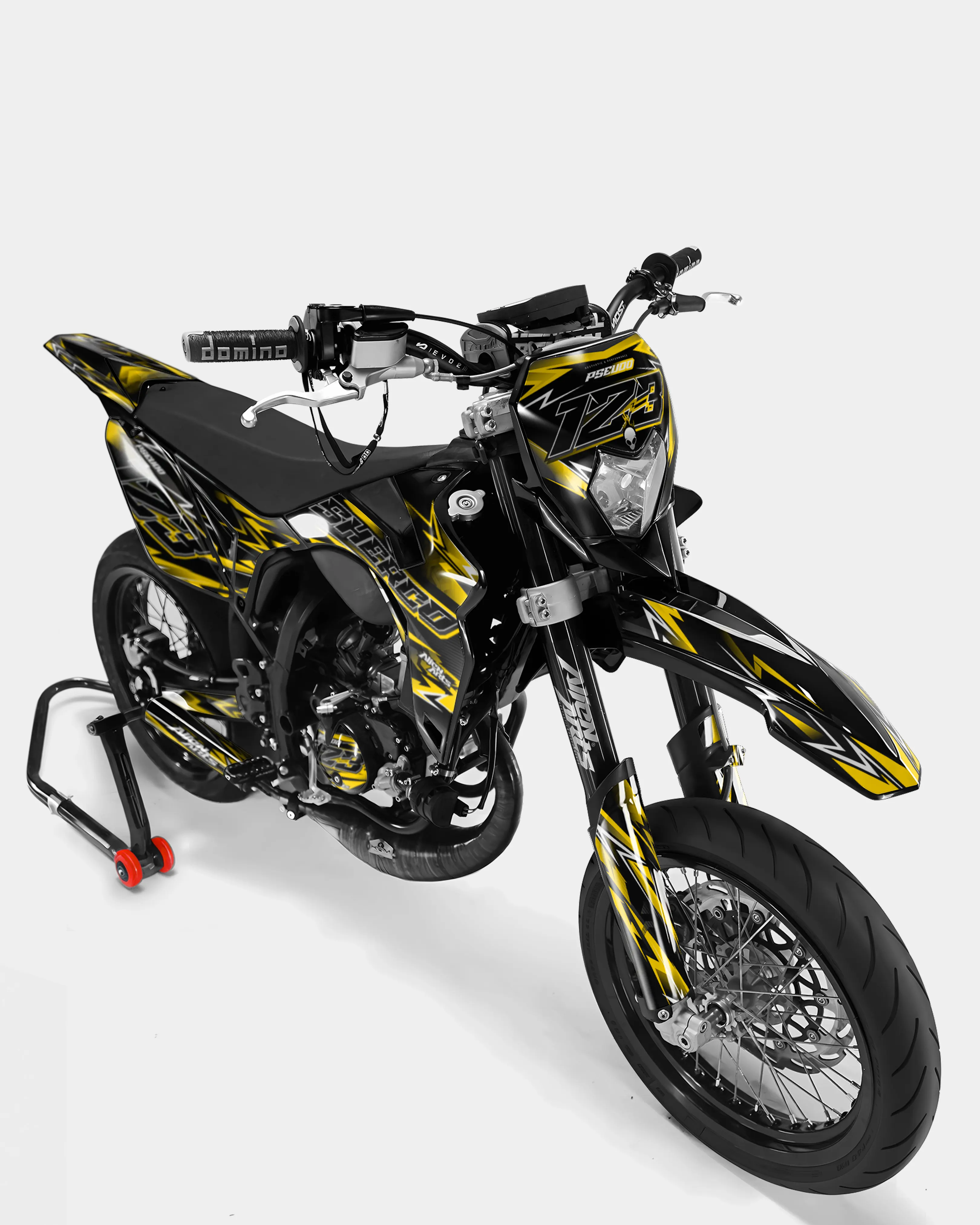 PIQUE - Kit deco SHERCO 50cc - Jaune foncé - Image 2