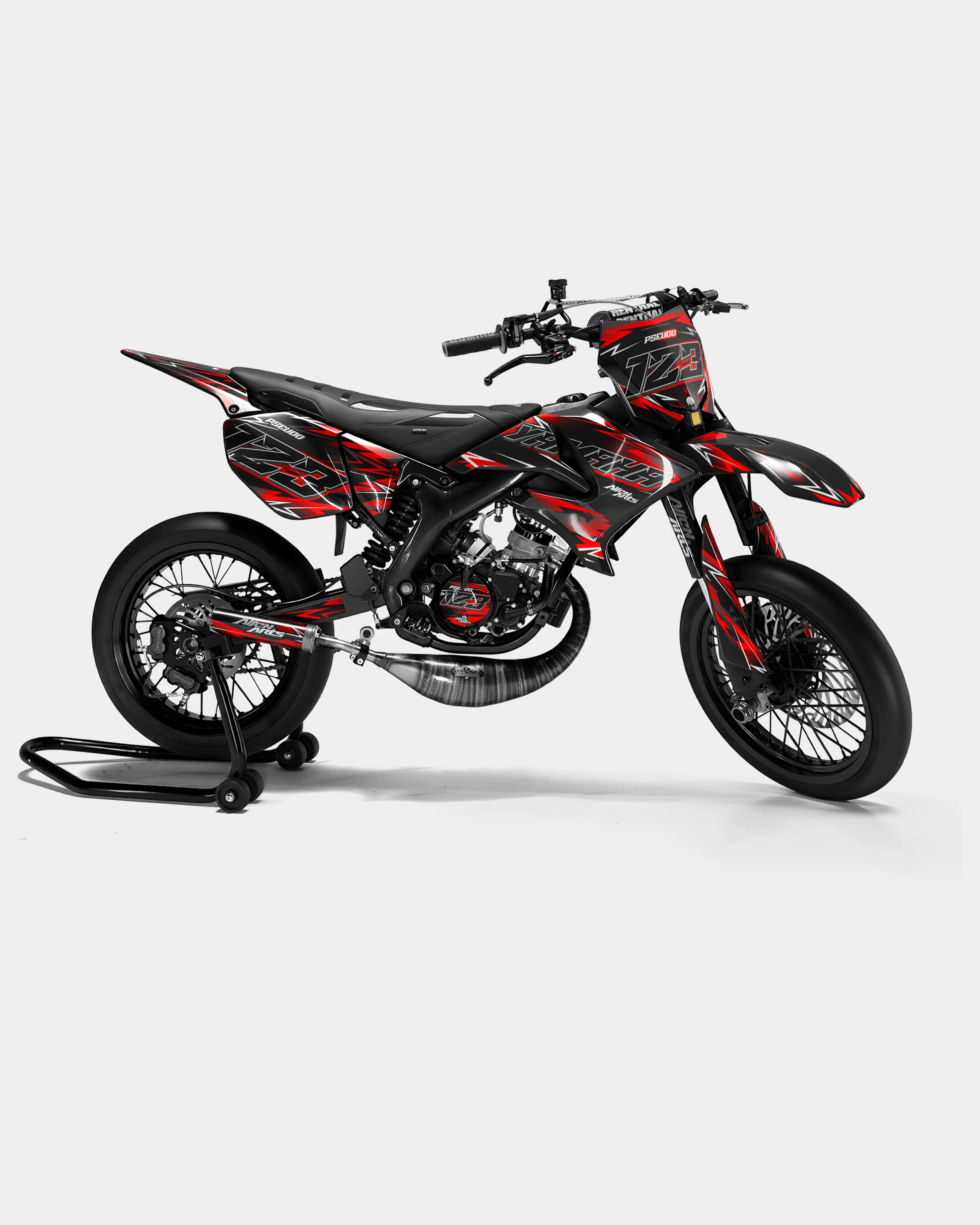 PIQUE - Kit deco YAMAHA DT 50cc - Rouge