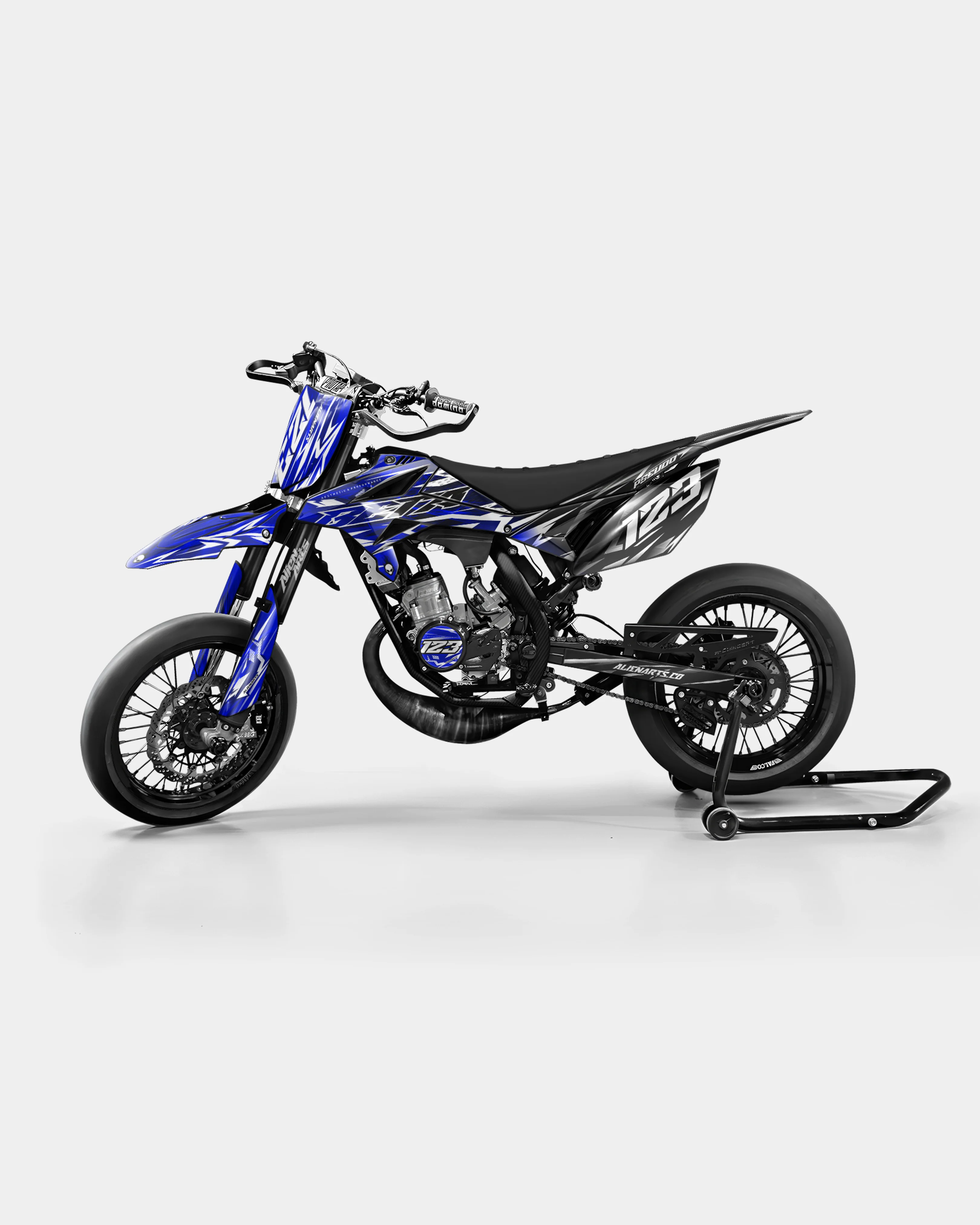PLUME - Kit deco BETA 50cc - Bleu Foncé