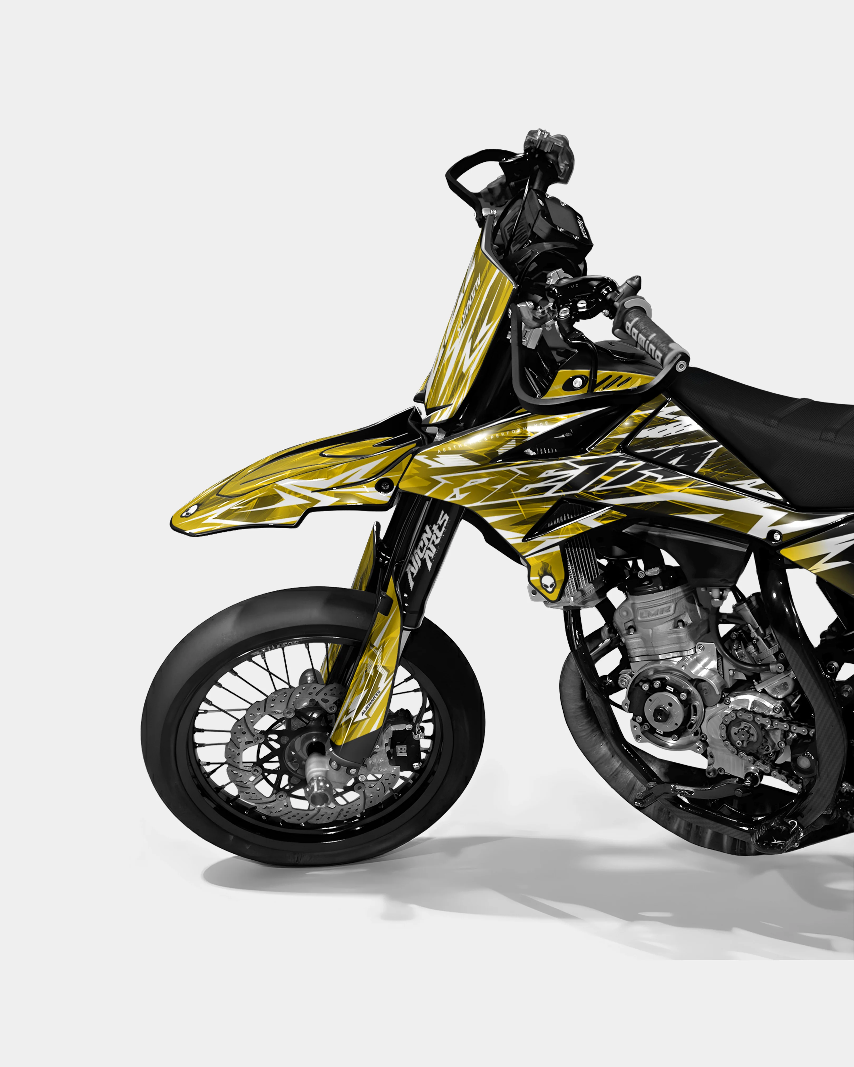 PLUME - Kit deco BETA 50cc - Jaune Foncé - Image 2