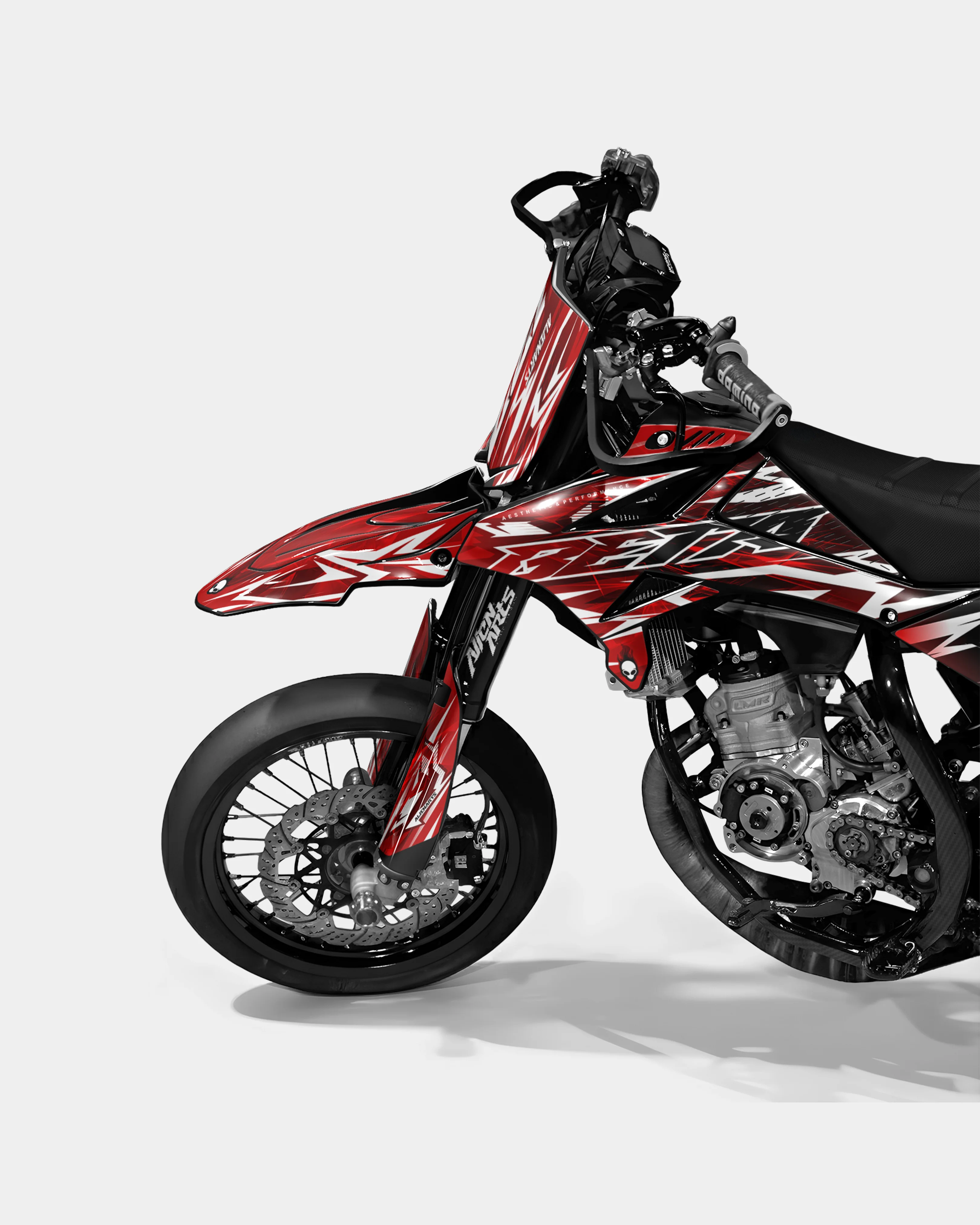 PLUME - Kit deco BETA 50cc - Rouge - Image 2