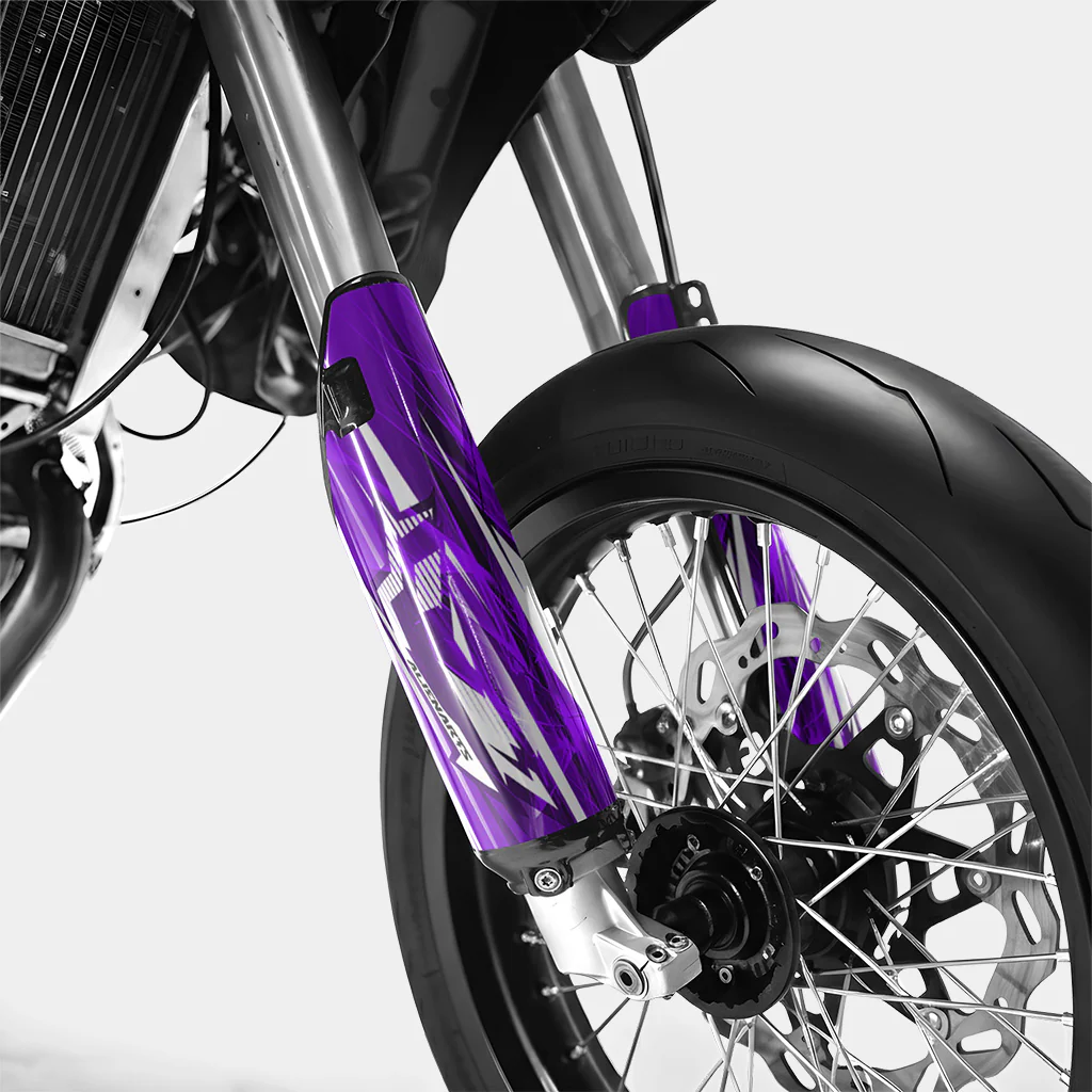 PLUME - Kit deco DERBI 50cc - Violet - Image 4