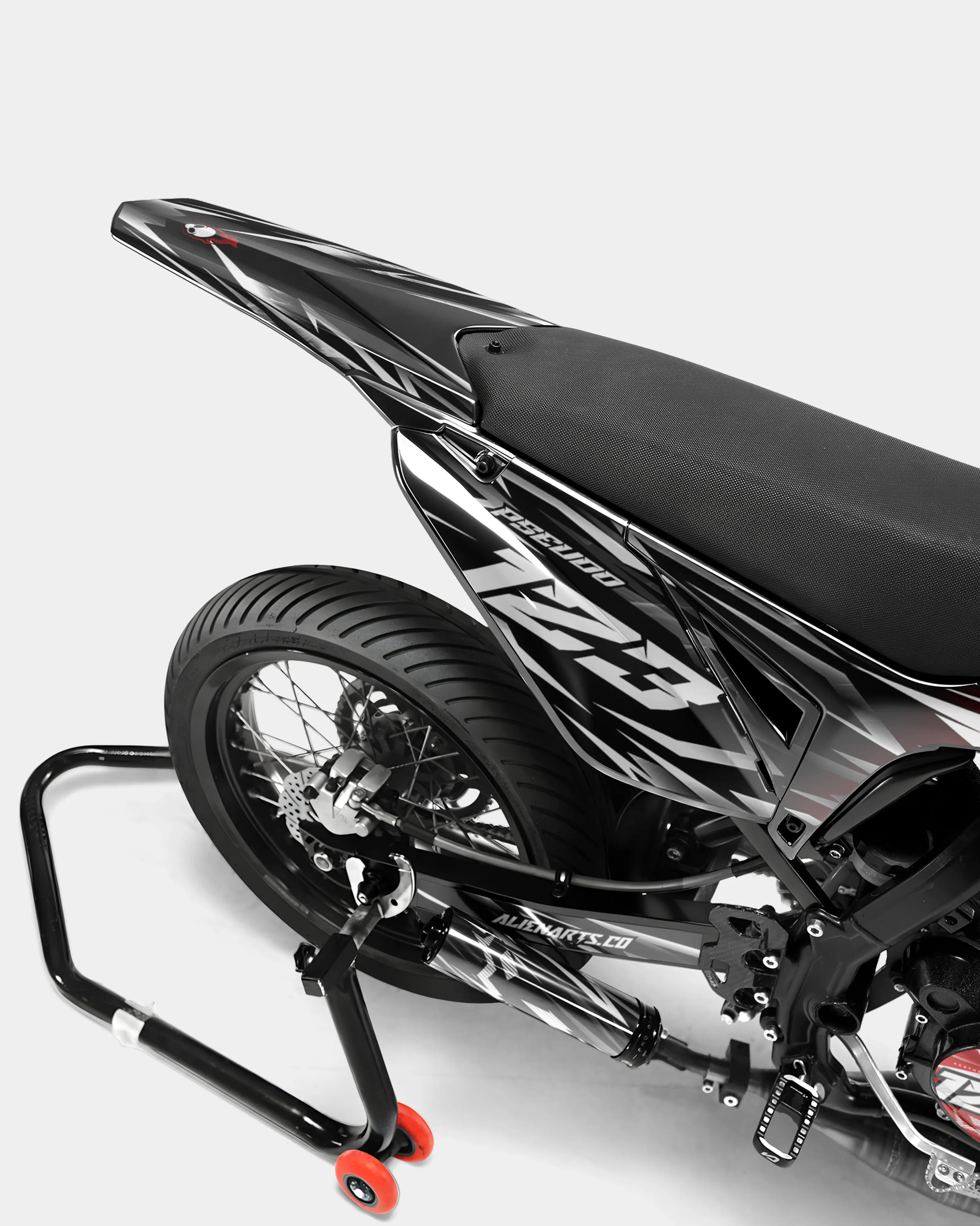 PLUME - Kit deco SHERCO 50cc - Rouge - Image 4