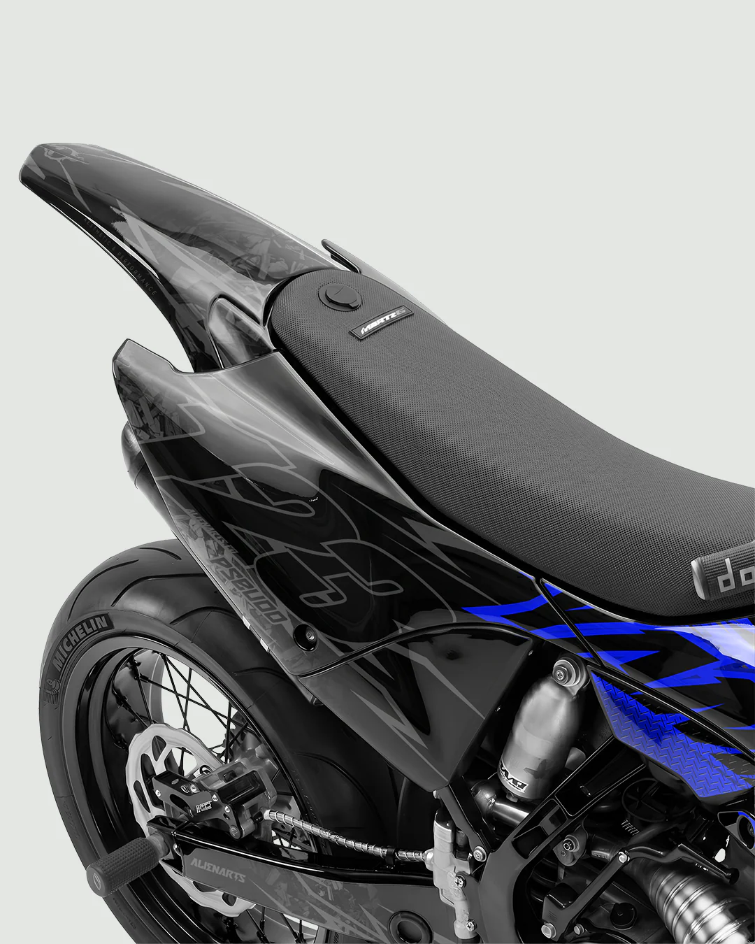 PULSAR - Kit Déco Supermotard Semi-Personnalisable - Bleu - Image 3