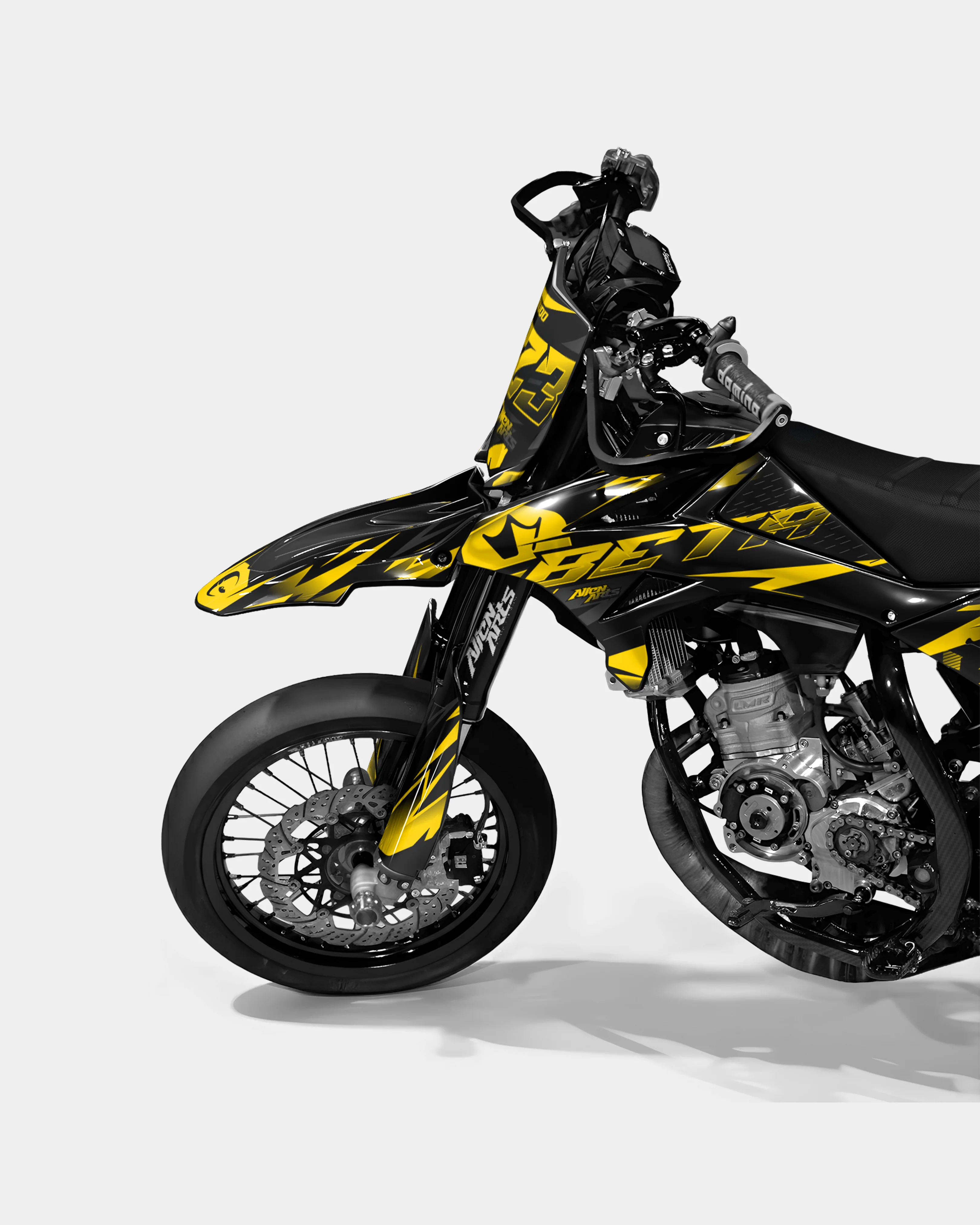 SABLE - Kit deco BETA 50cc - Jaune Foncé - Image 2