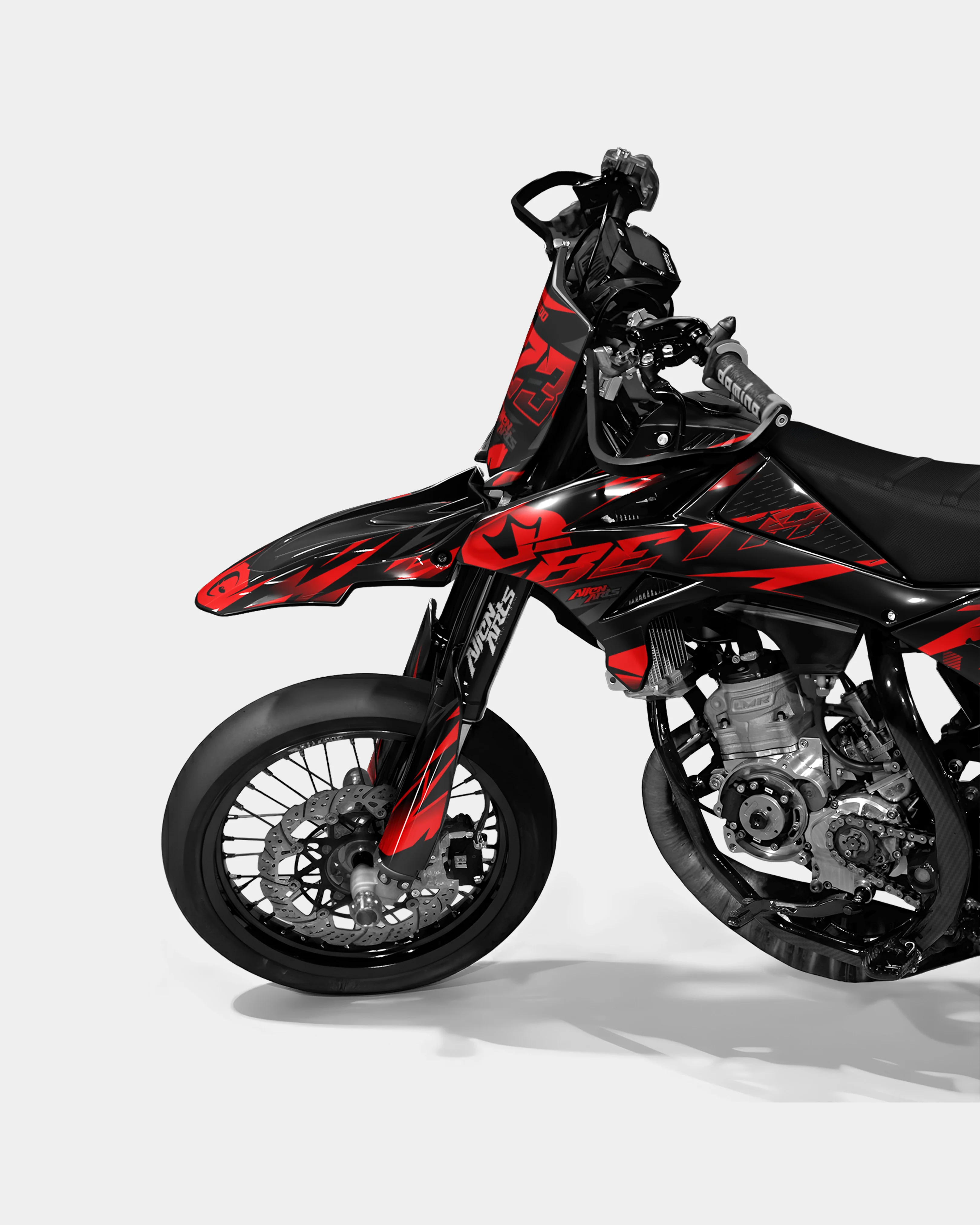 SABLE - Kit deco BETA 50cc - Rouge - Image 2