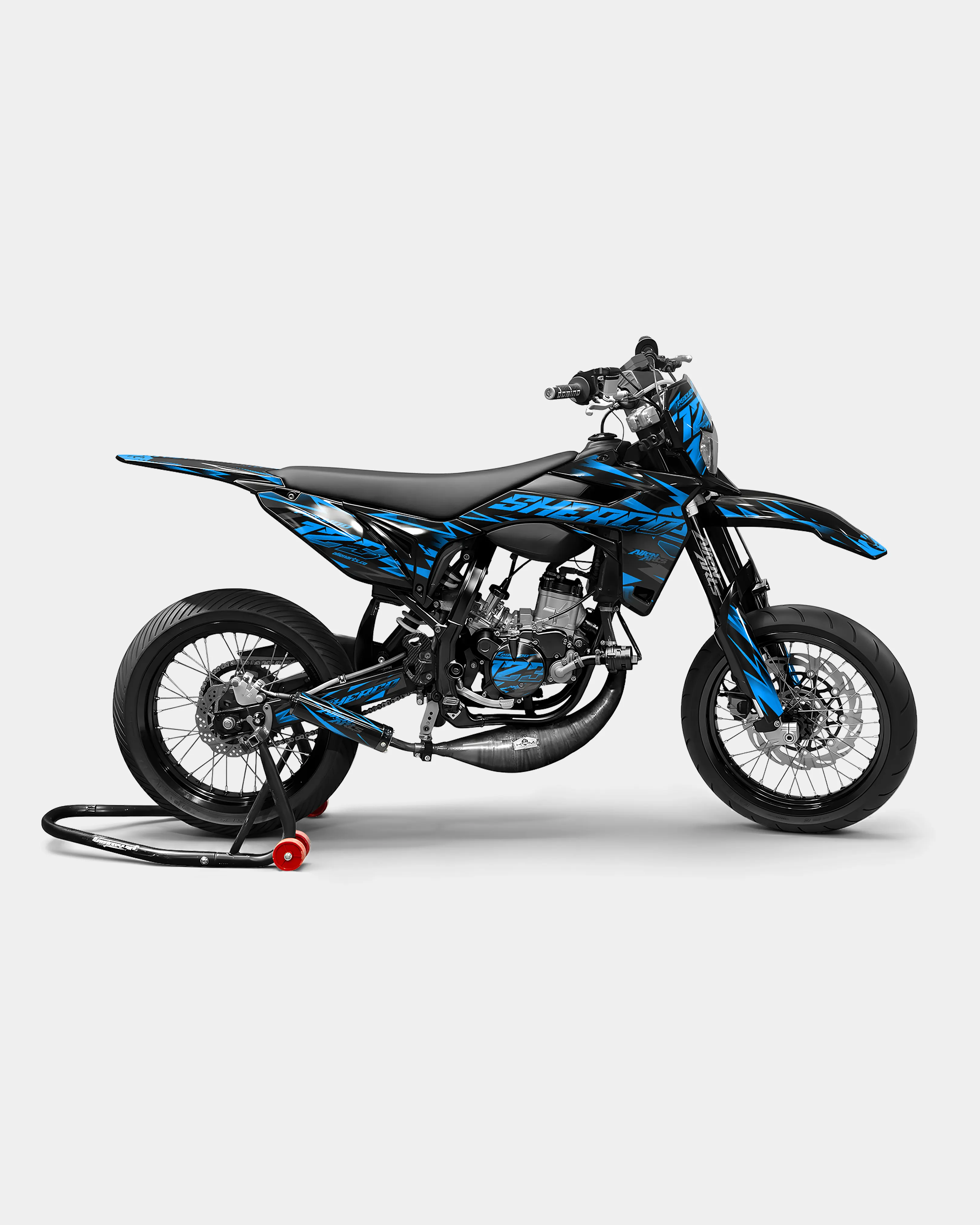 SABLE - Kit deco SHERCO 50cc - Bleu