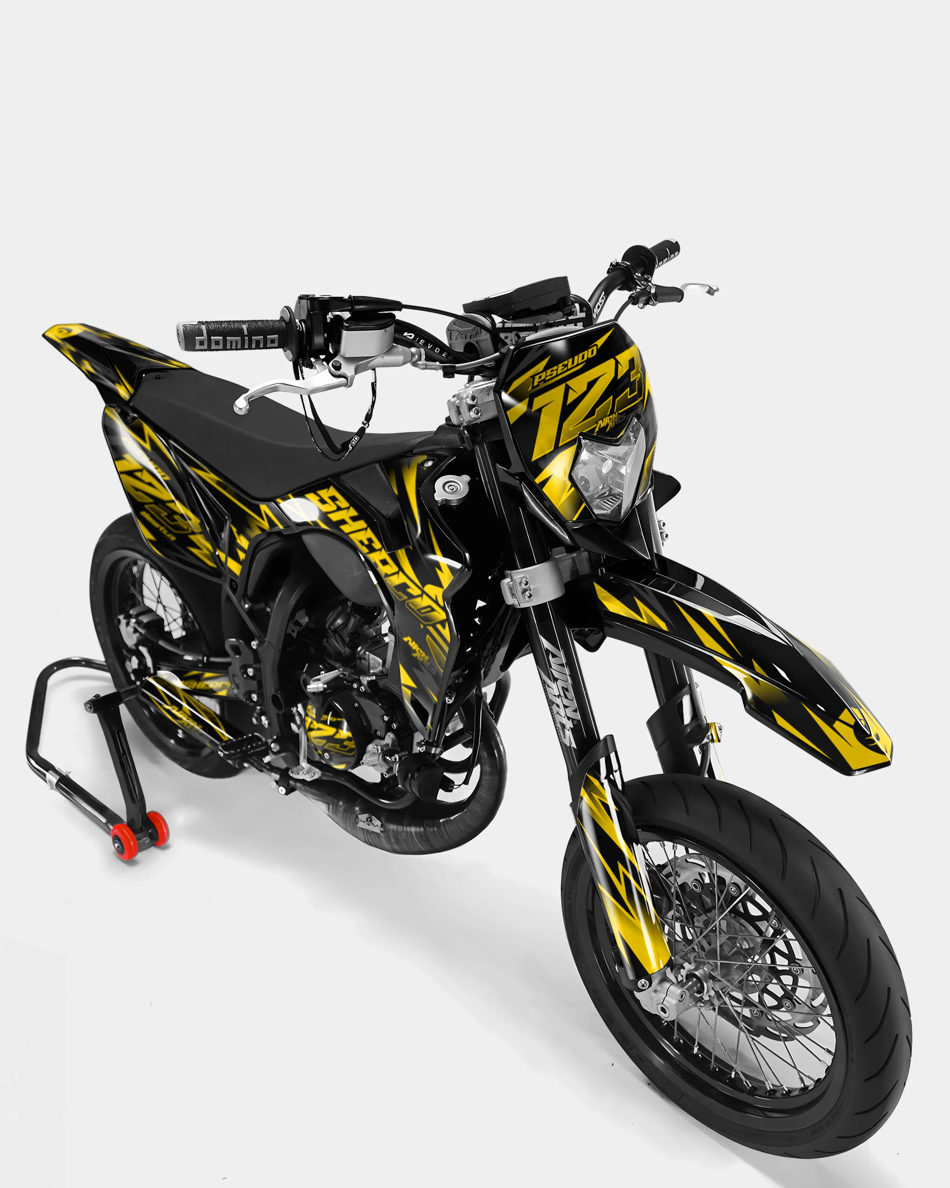 SABLE - Kit deco SHERCO 50cc - Jaune foncé - Image 2