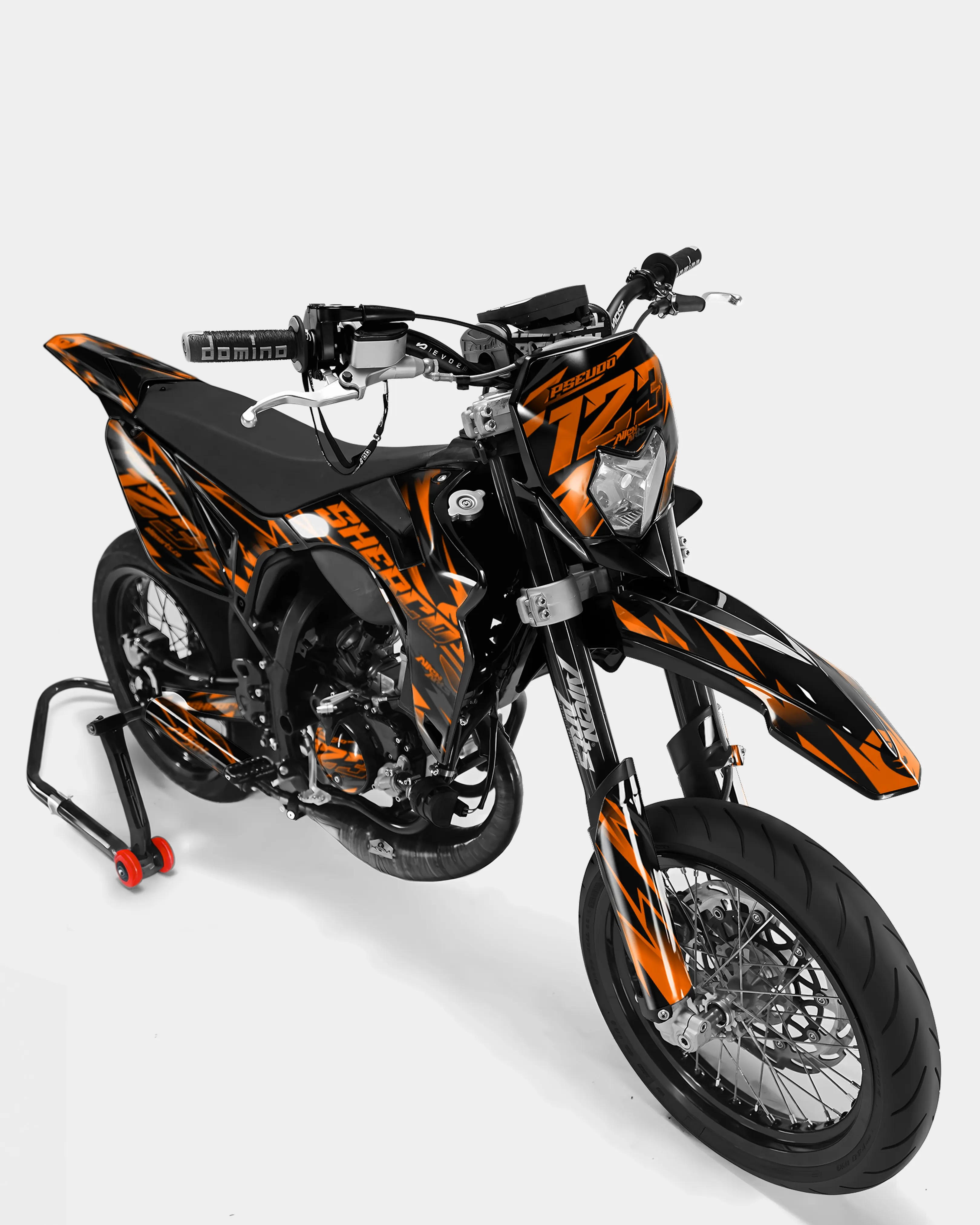 SABLE - Kit deco SHERCO 50cc - Orange - Image 2
