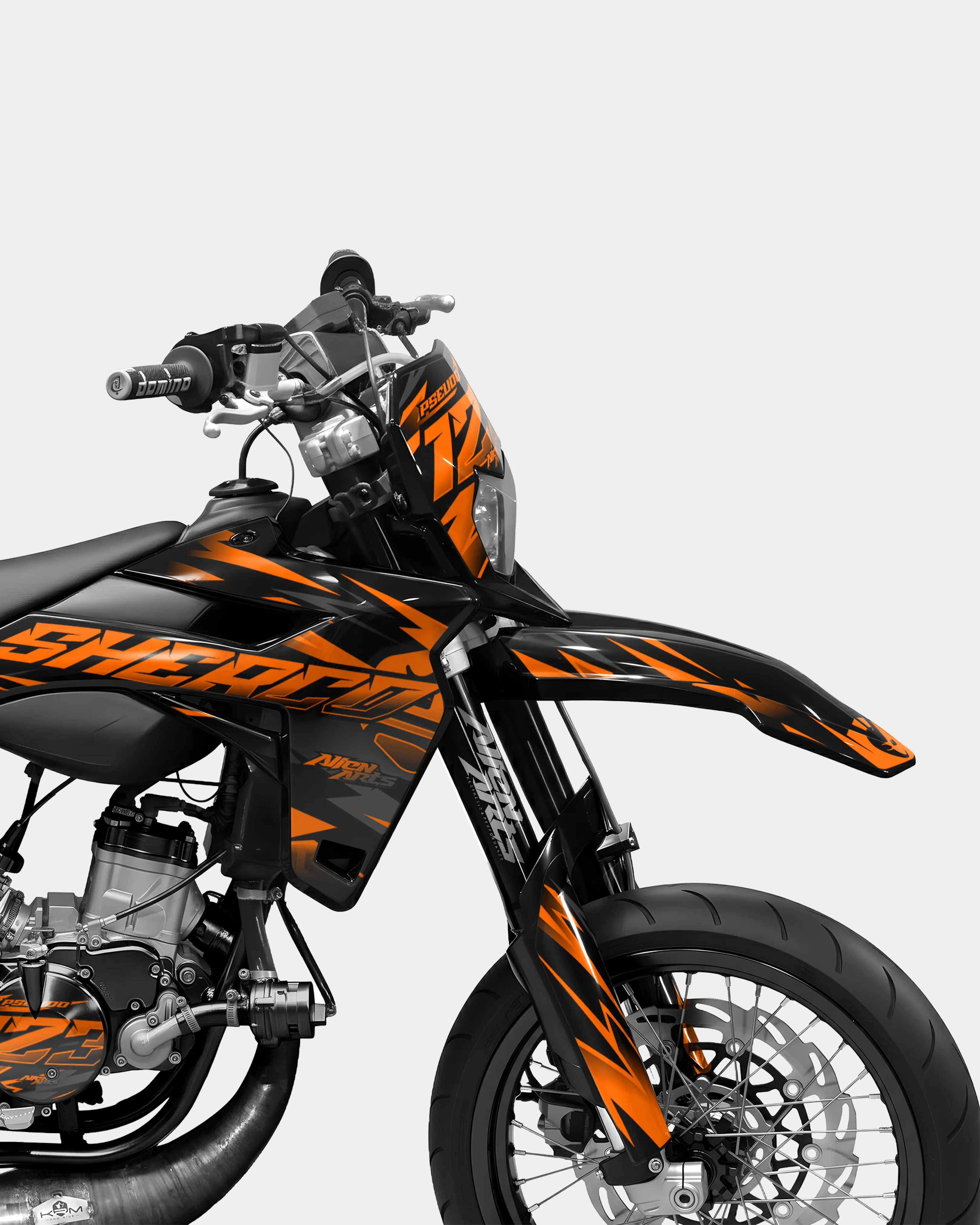 SABLE - Kit deco SHERCO 50cc - Orange - Image 3