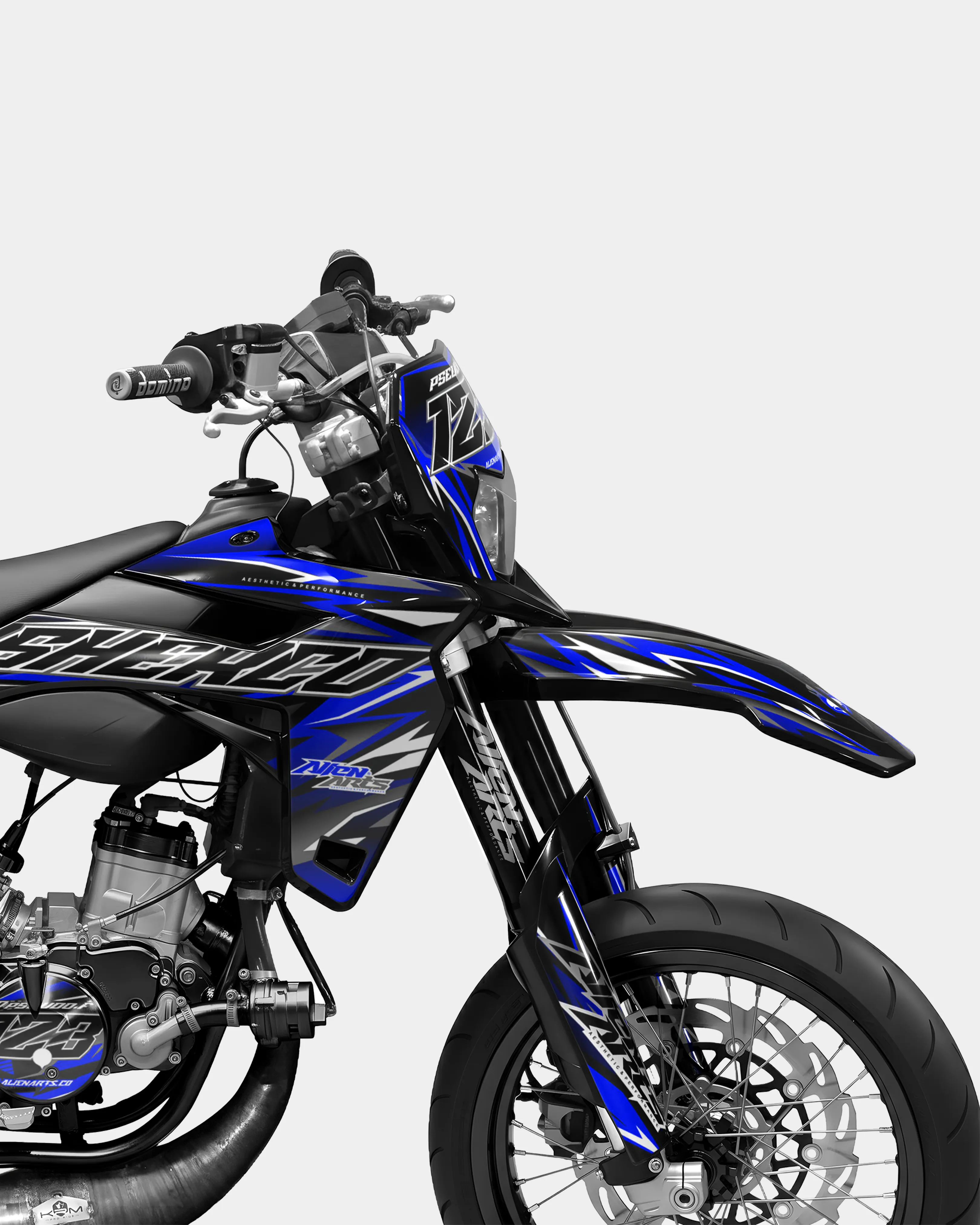 SENSO - Kit deco SHERCO 50cc - Bleu foncé - Image 3