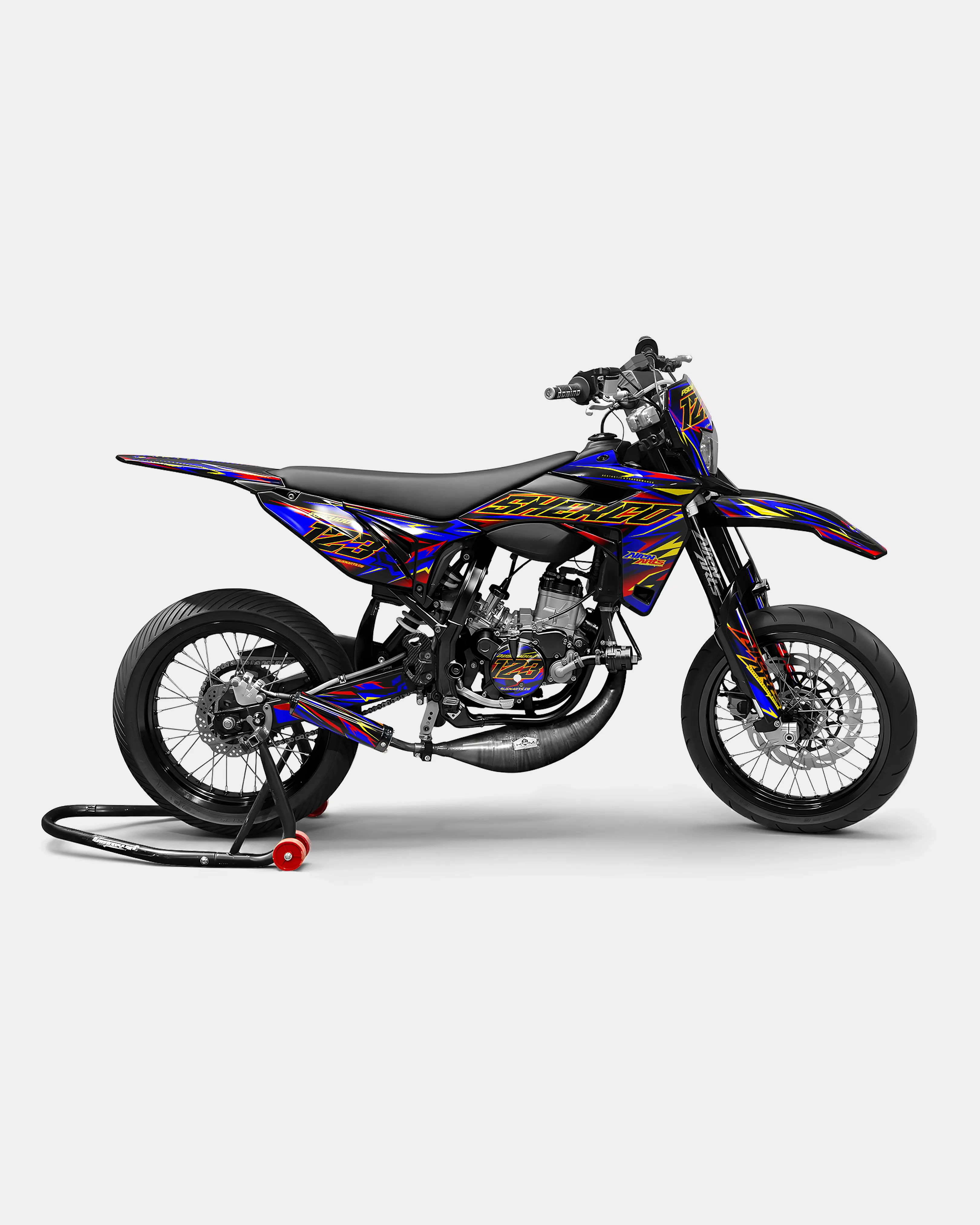 SENSO - Kit deco SHERCO 50cc - Rouge Bleu