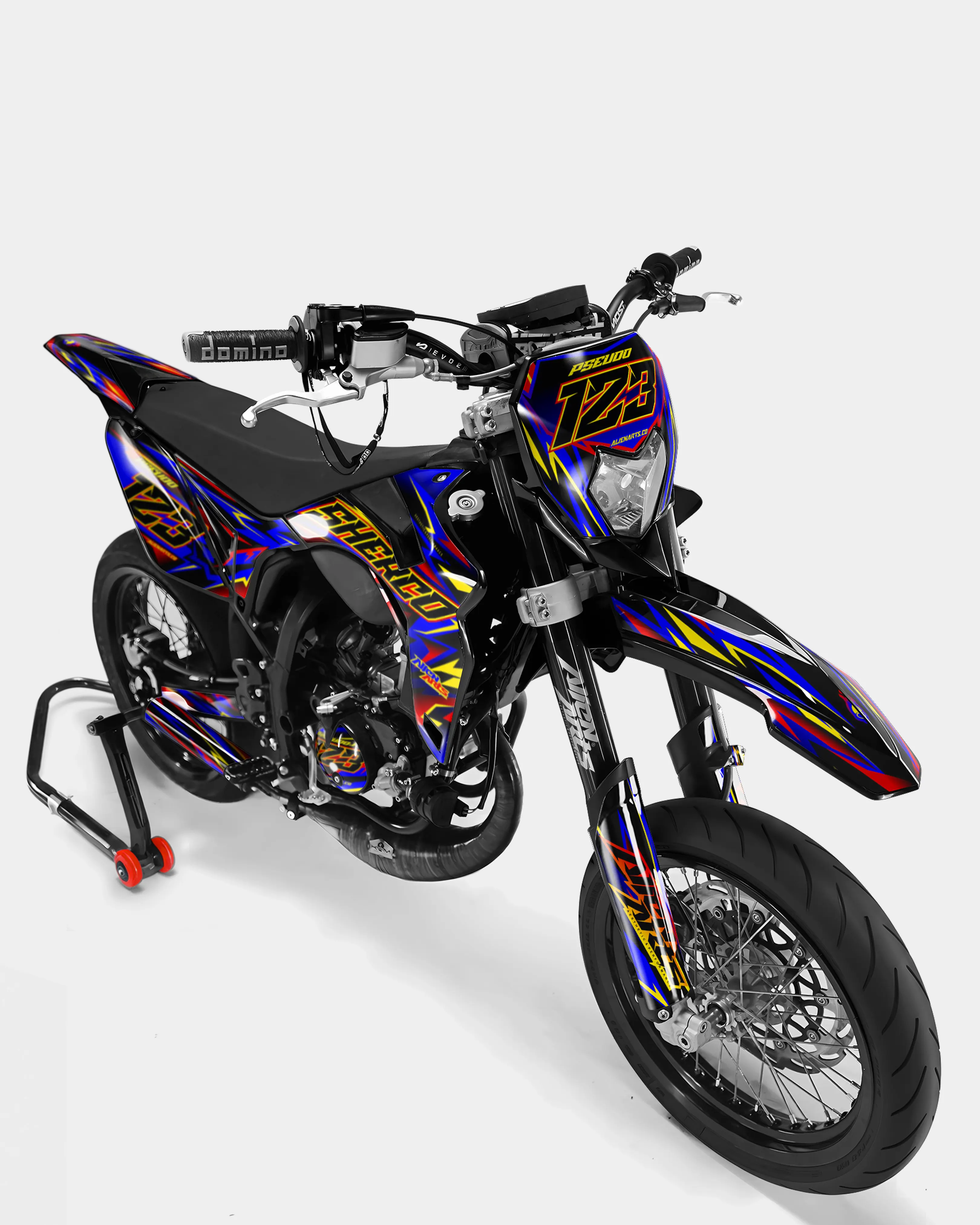 SENSO - Kit deco SHERCO 50cc - Rouge Bleu - Image 2