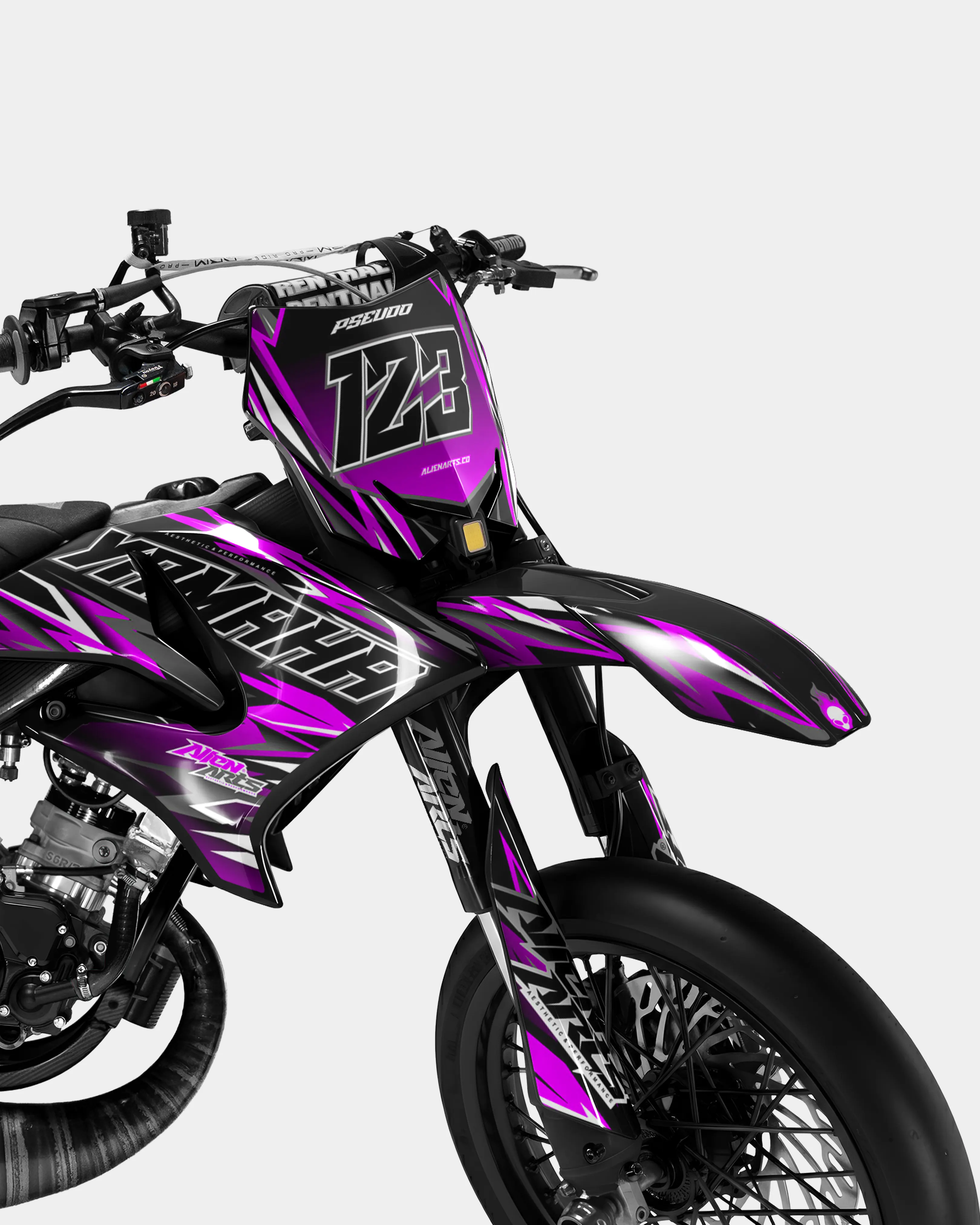 SENSO - Kit deco YAMAHA DT 50cc - Rose - Image 2