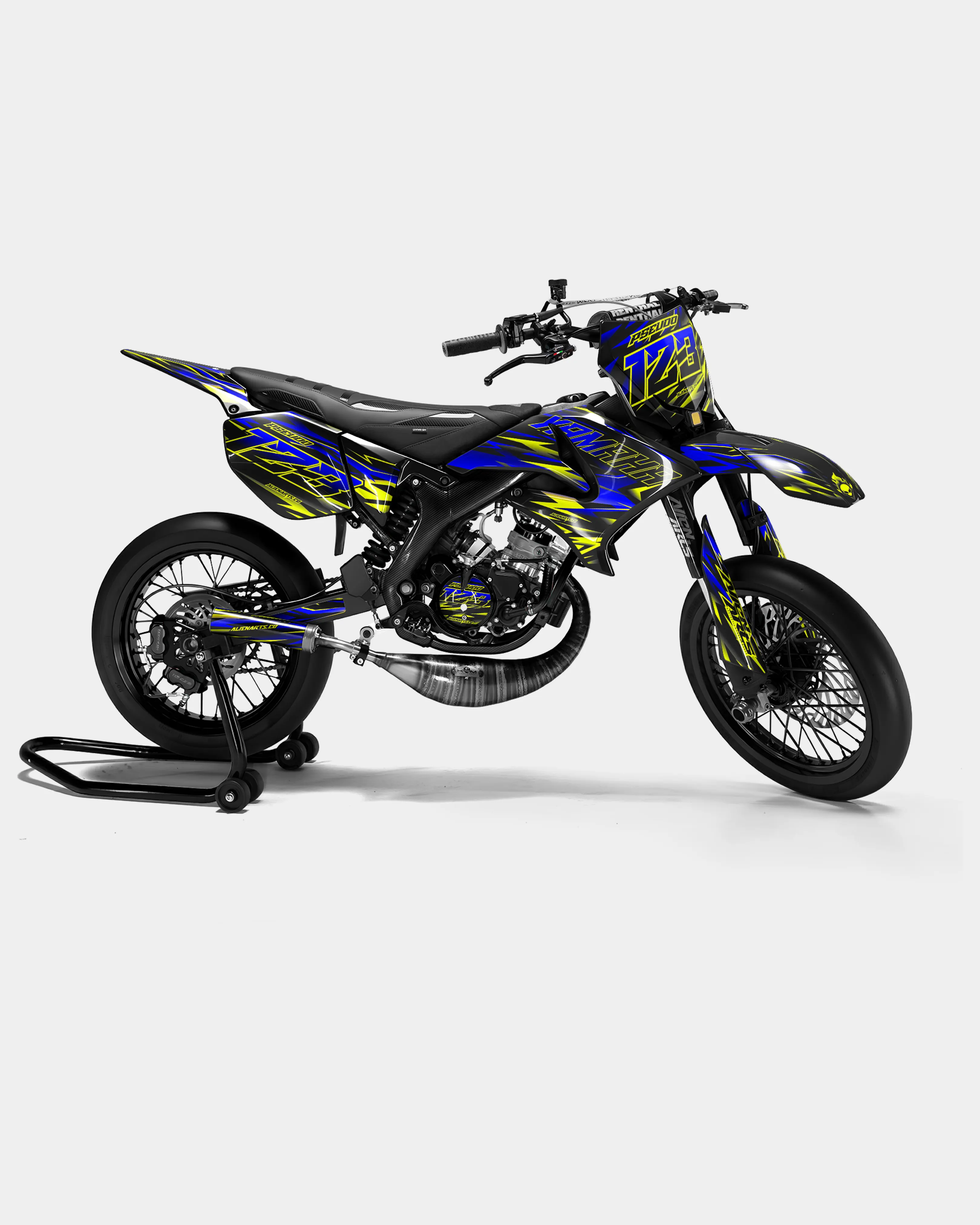 SORAE - Kit deco YAMAHA DT 50cc - Bleu foncé