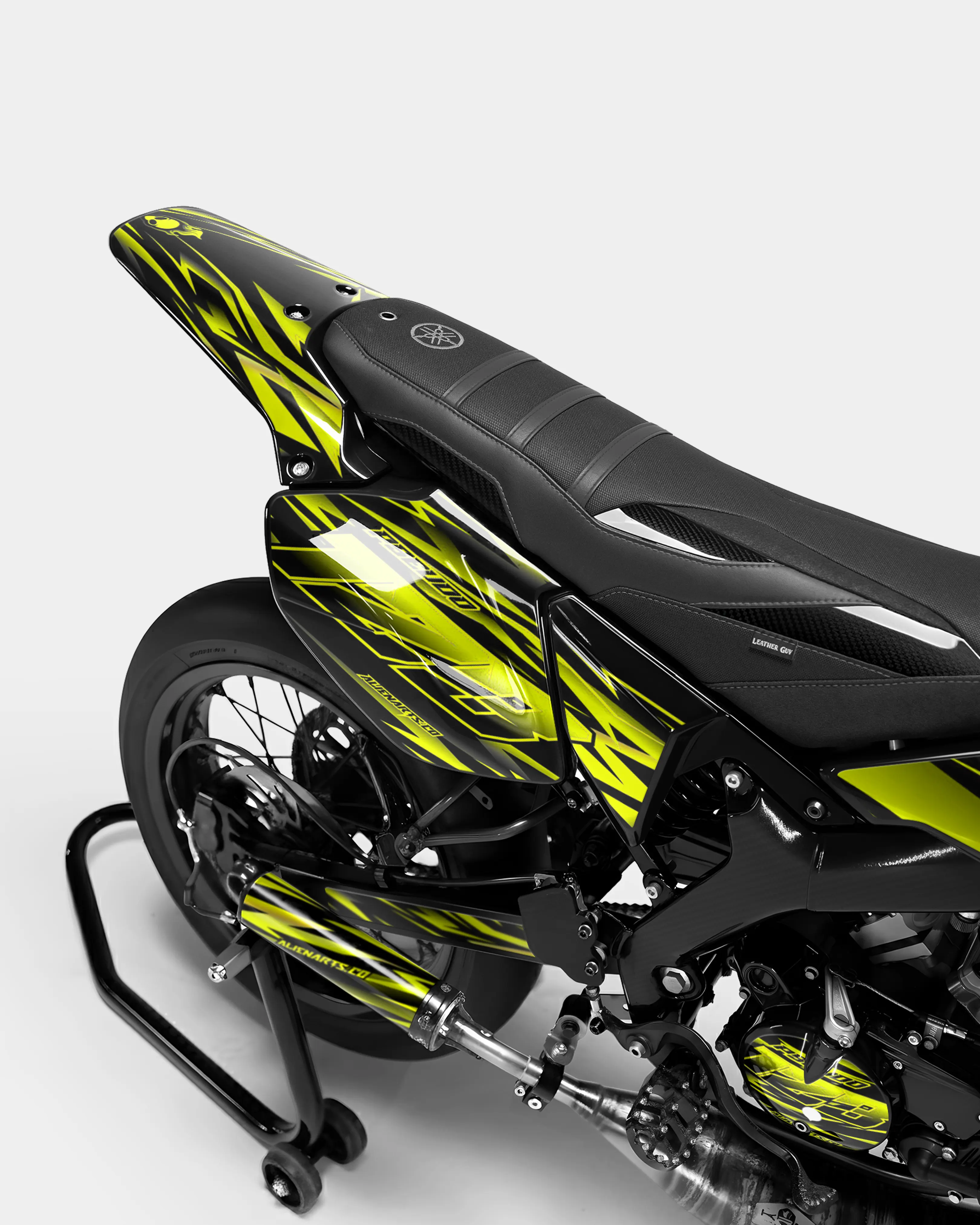 SORAE - Kit deco YAMAHA DT 50cc - Jaune - Image 3