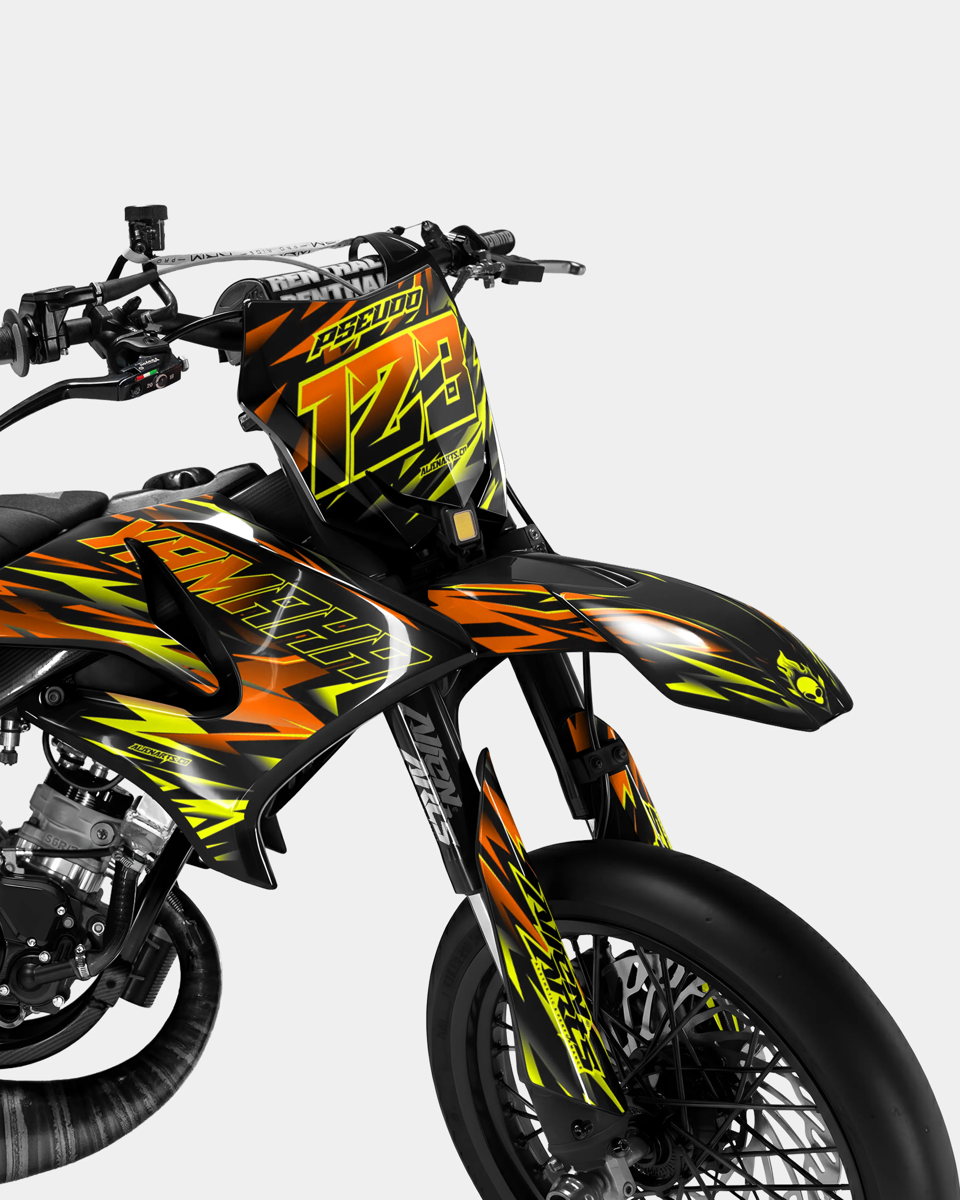 SORAE - Kit deco YAMAHA DT 50cc - Orange - Image 2
