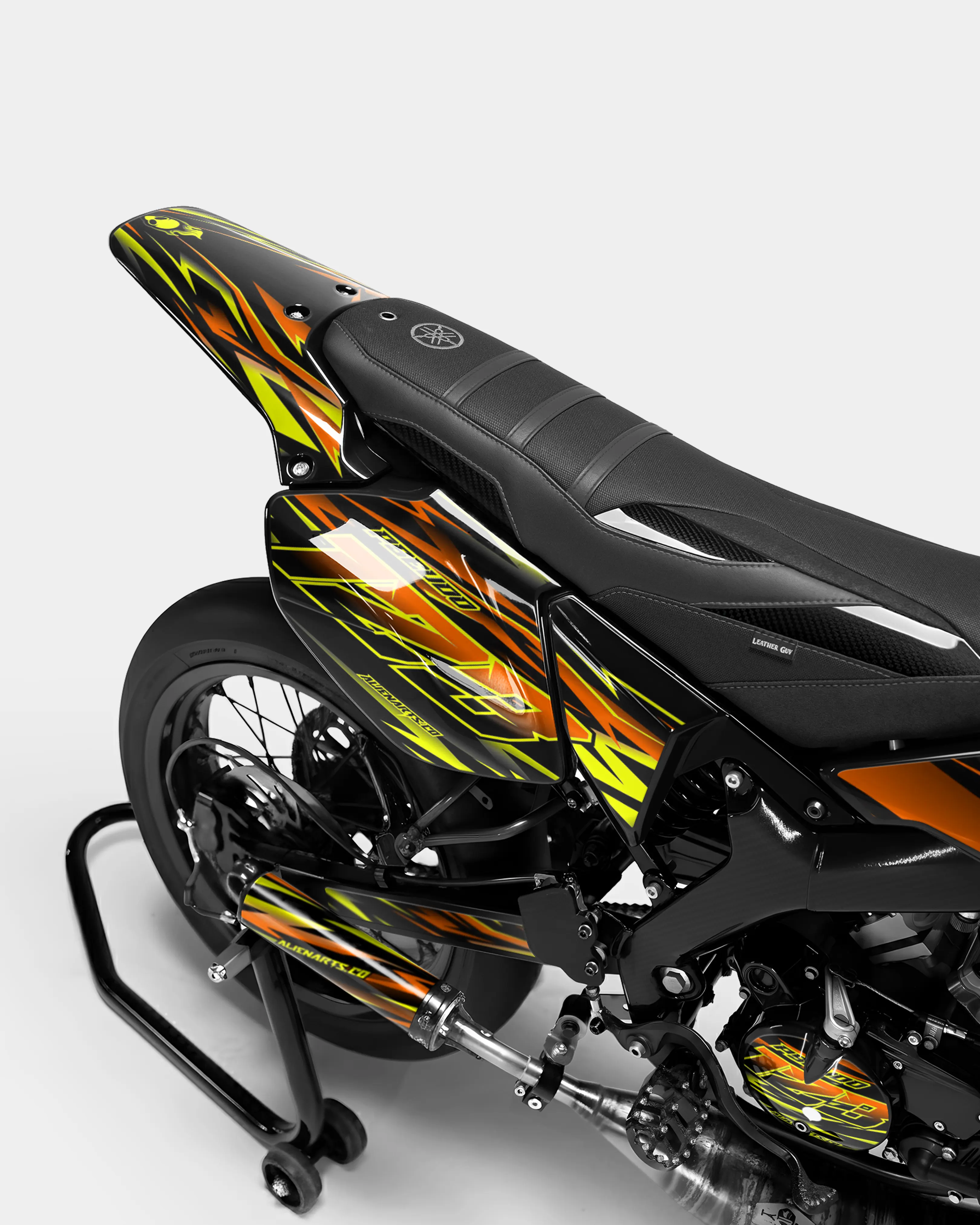 SORAE - Kit deco YAMAHA DT 50cc - Orange - Image 3