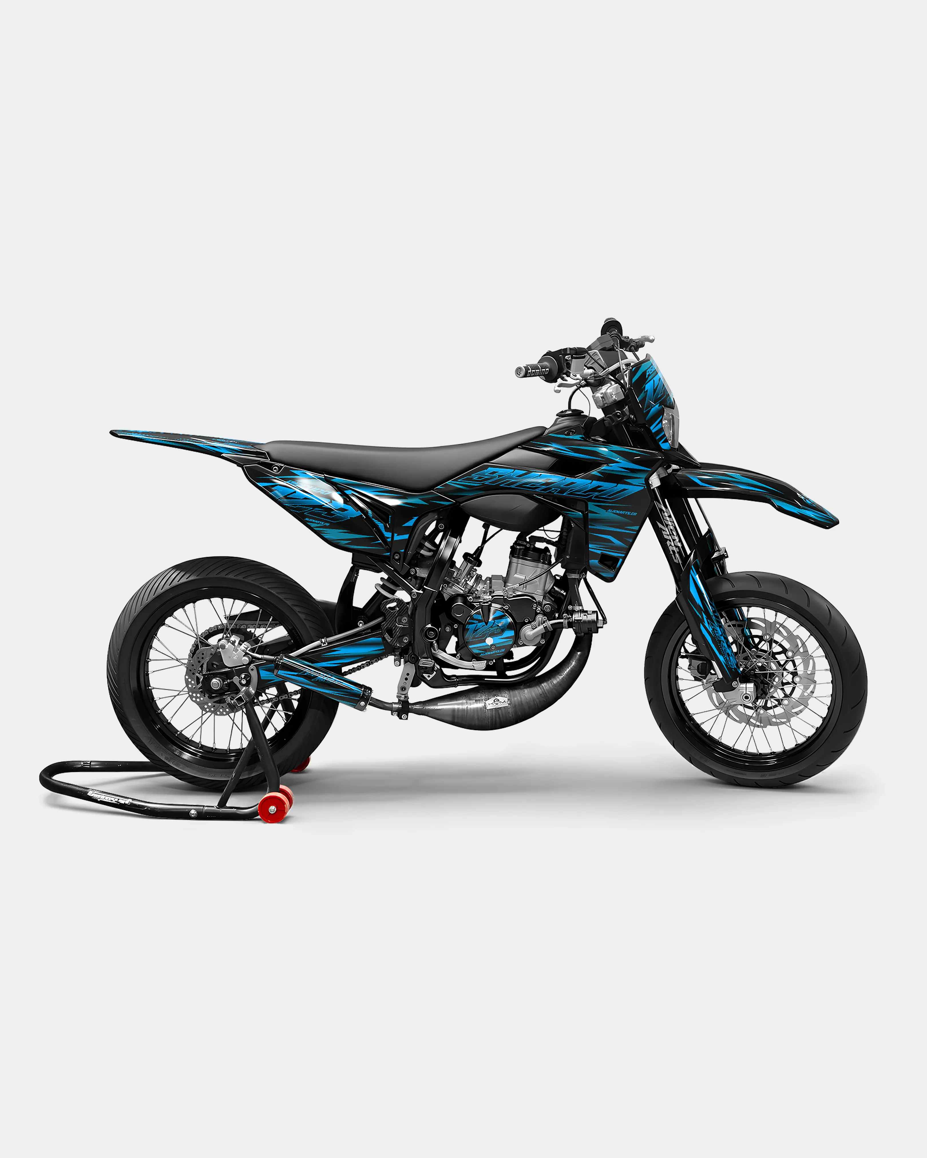 SUJAK - Kit deco SHERCO 50cc - Bleu