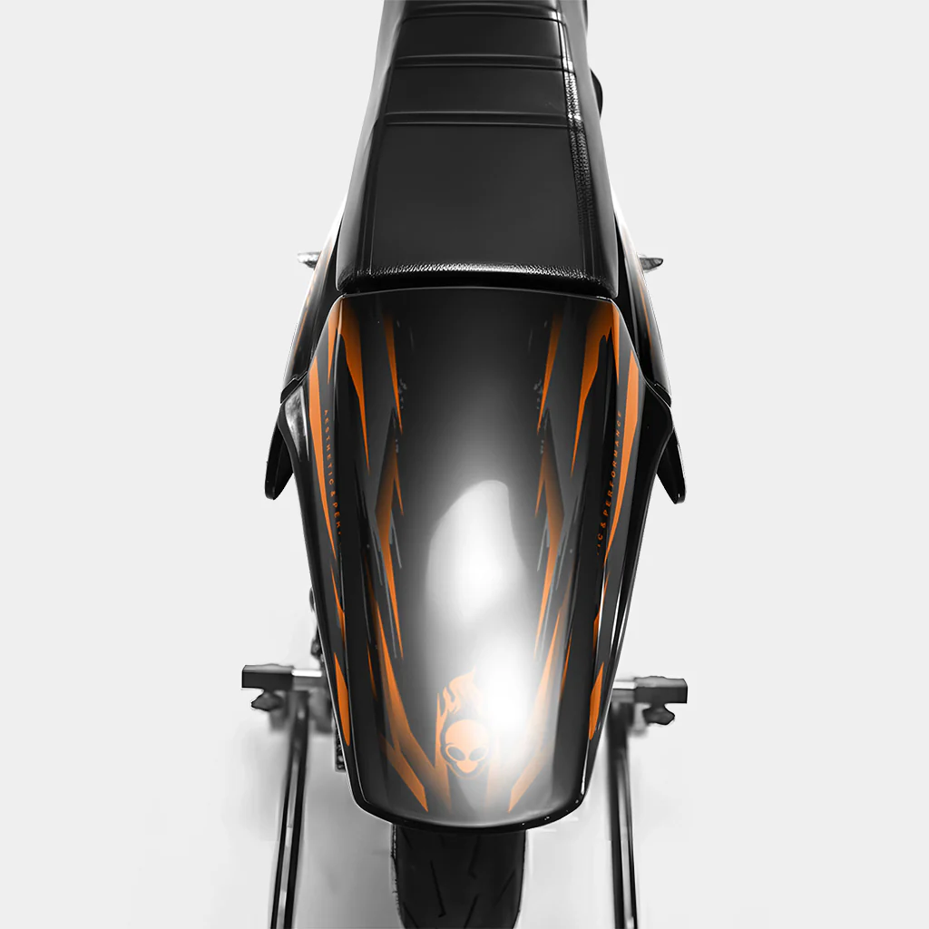 VAGUE - Kit deco DERBI 50cc - Orange - Image 3